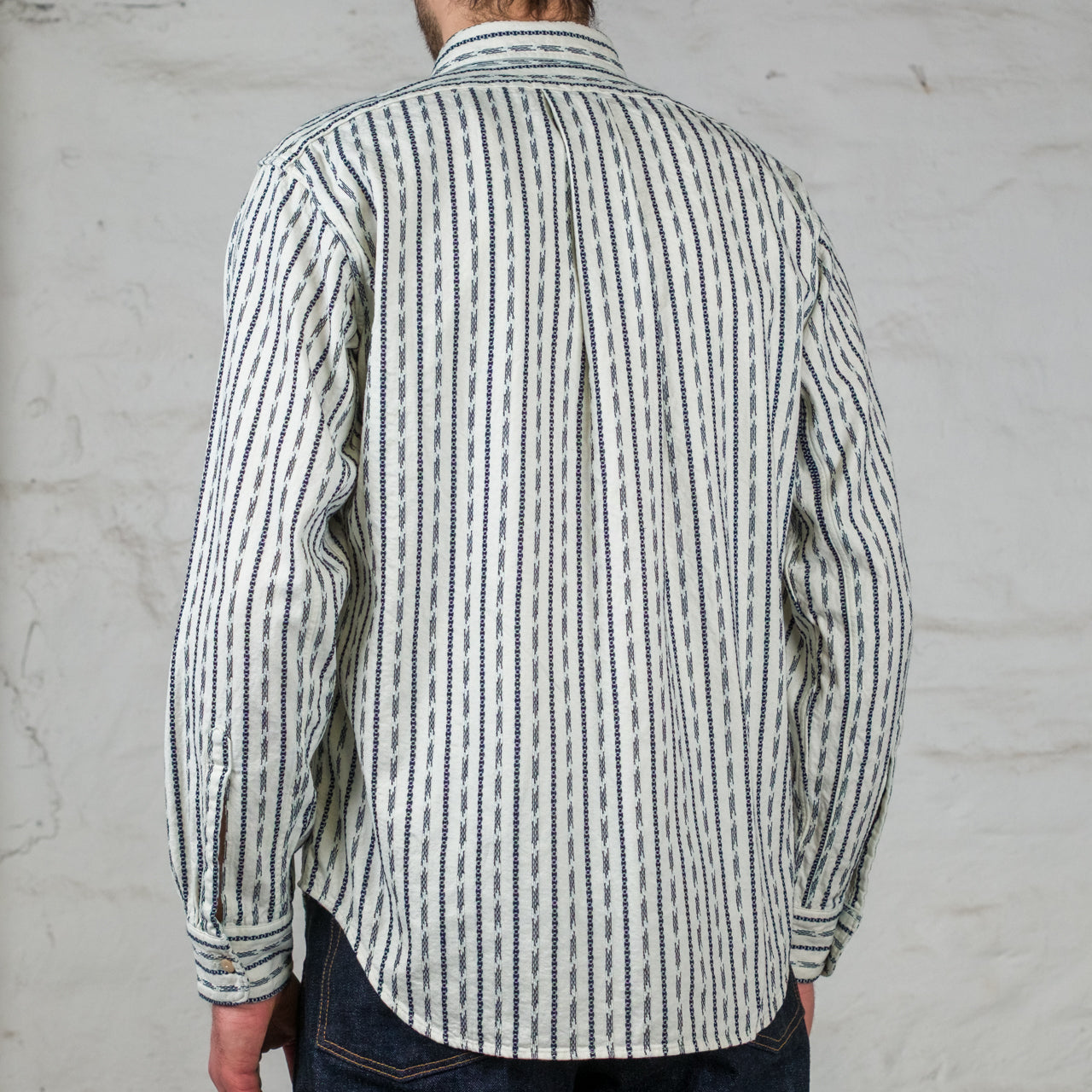 Classic Long Point Shirt Stripe