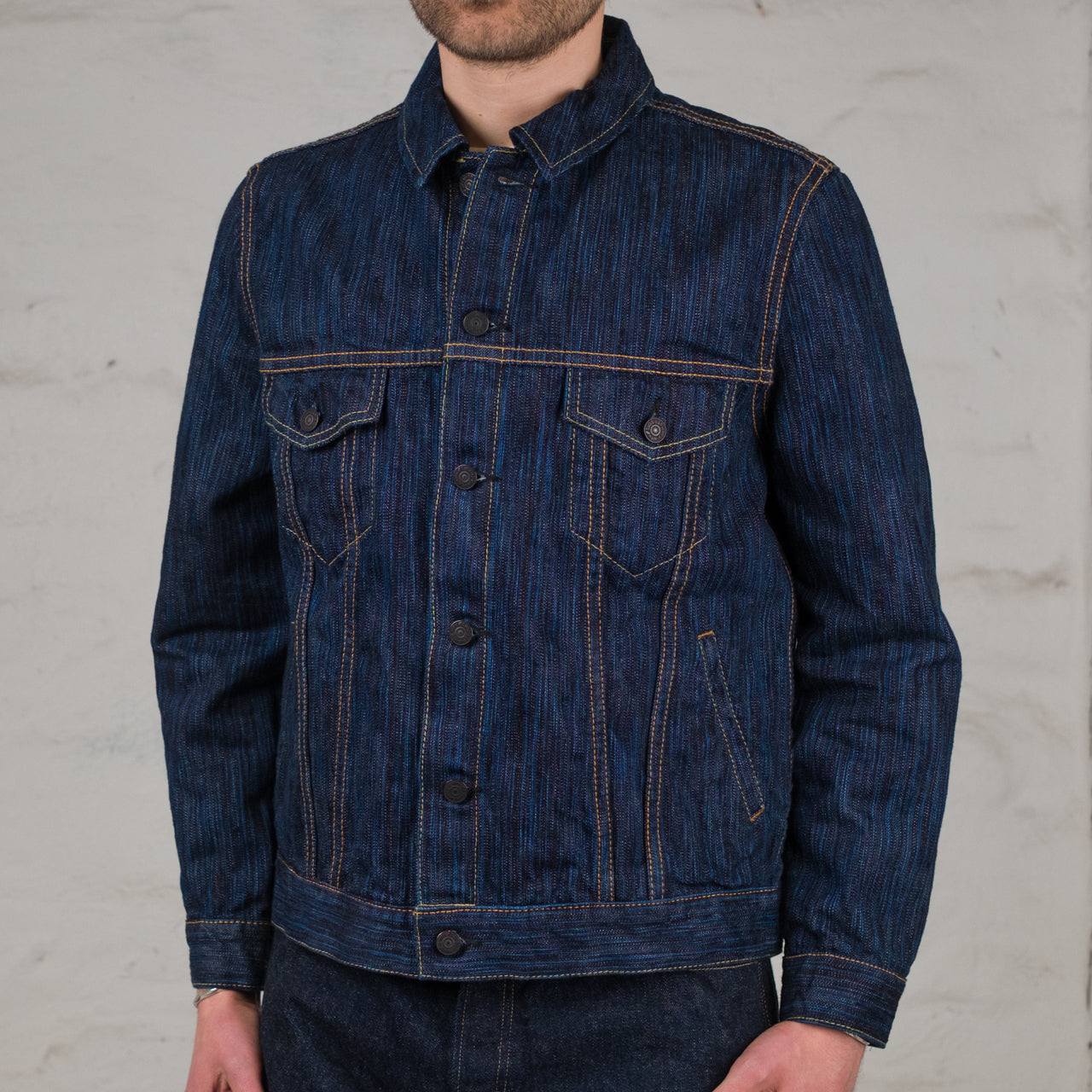 Waterfall Denim Type 3 Jacket Dark Indigo