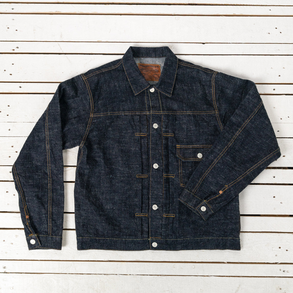 SD-4101 GL3 15 oz. Selvedge Type I Denim Jacket Indigo