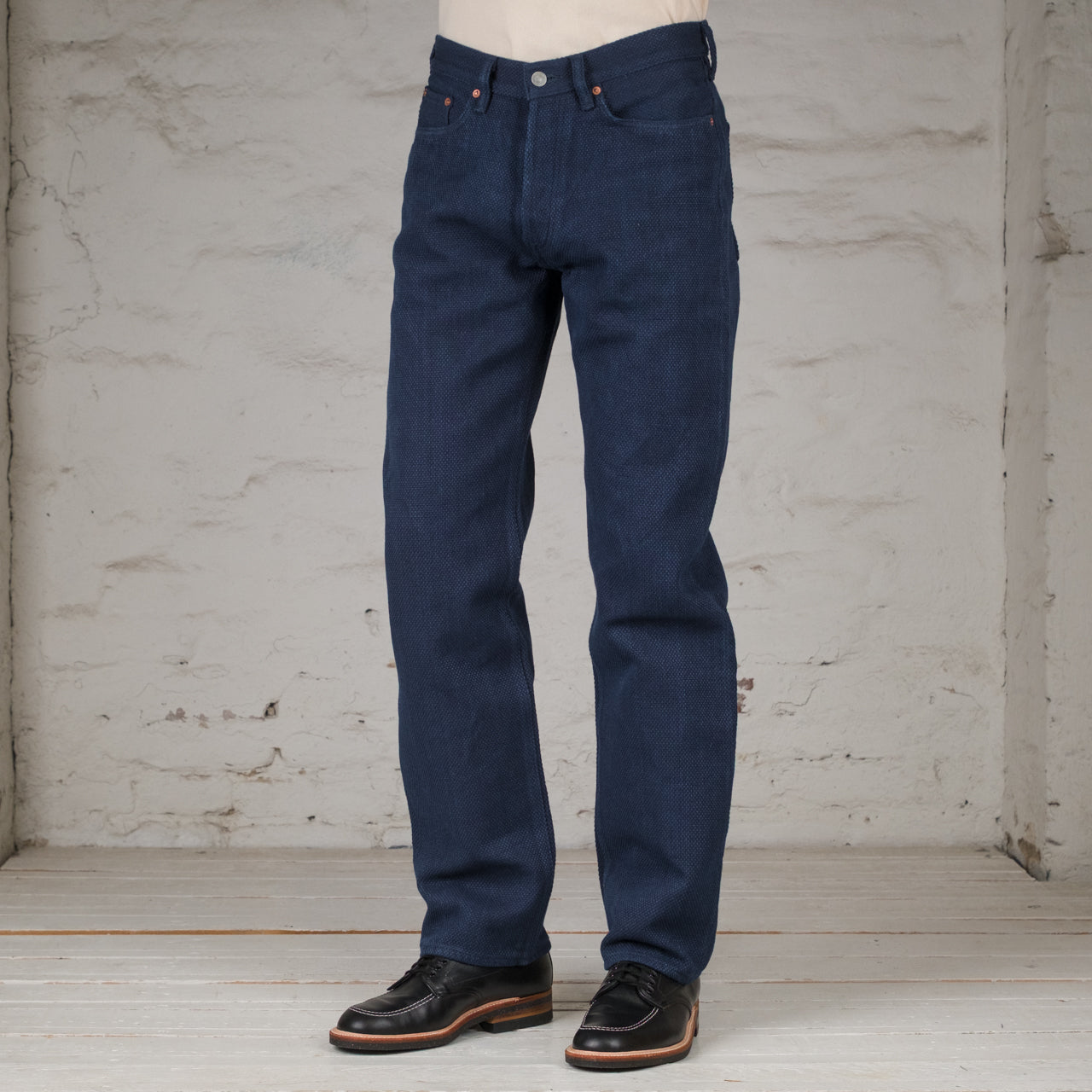 Sashiko Denim Jeans Indigo