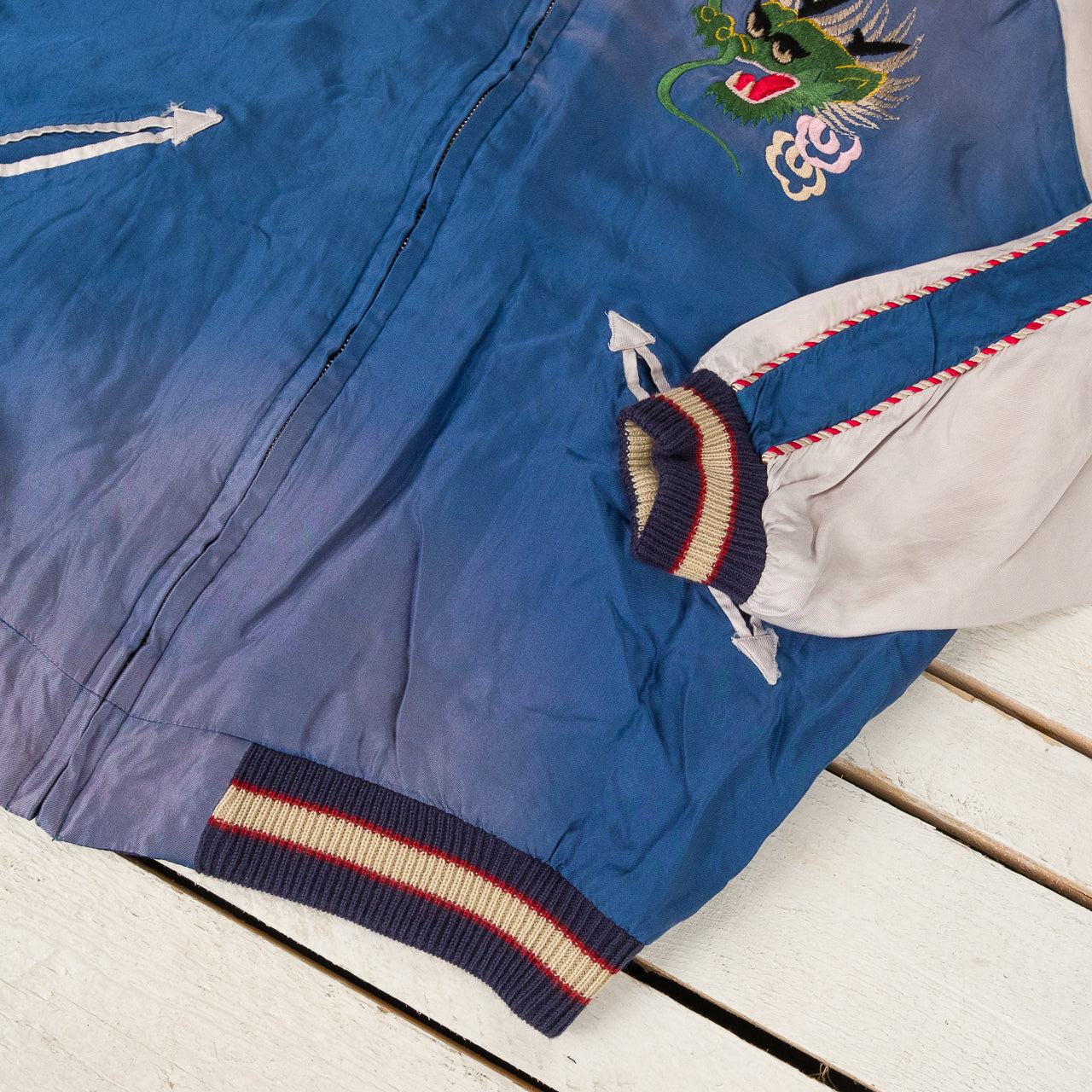 Early 1950s Souvenir Jacket "EAGLE & DRAGON" × "JAPAN MAP" (AGING MODEL)