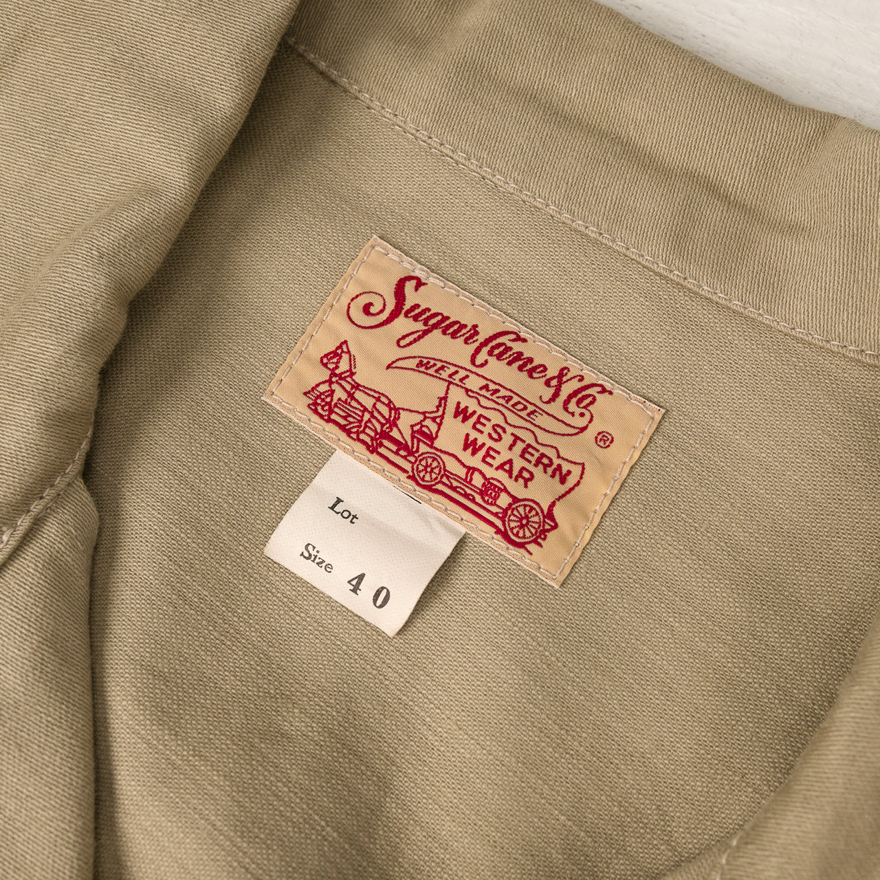 Native American 10.5 oz. Satin Western Jacket Beige