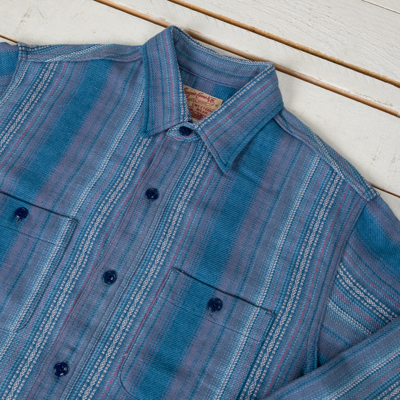 Nativ American Indigo Dobby Work Shirt