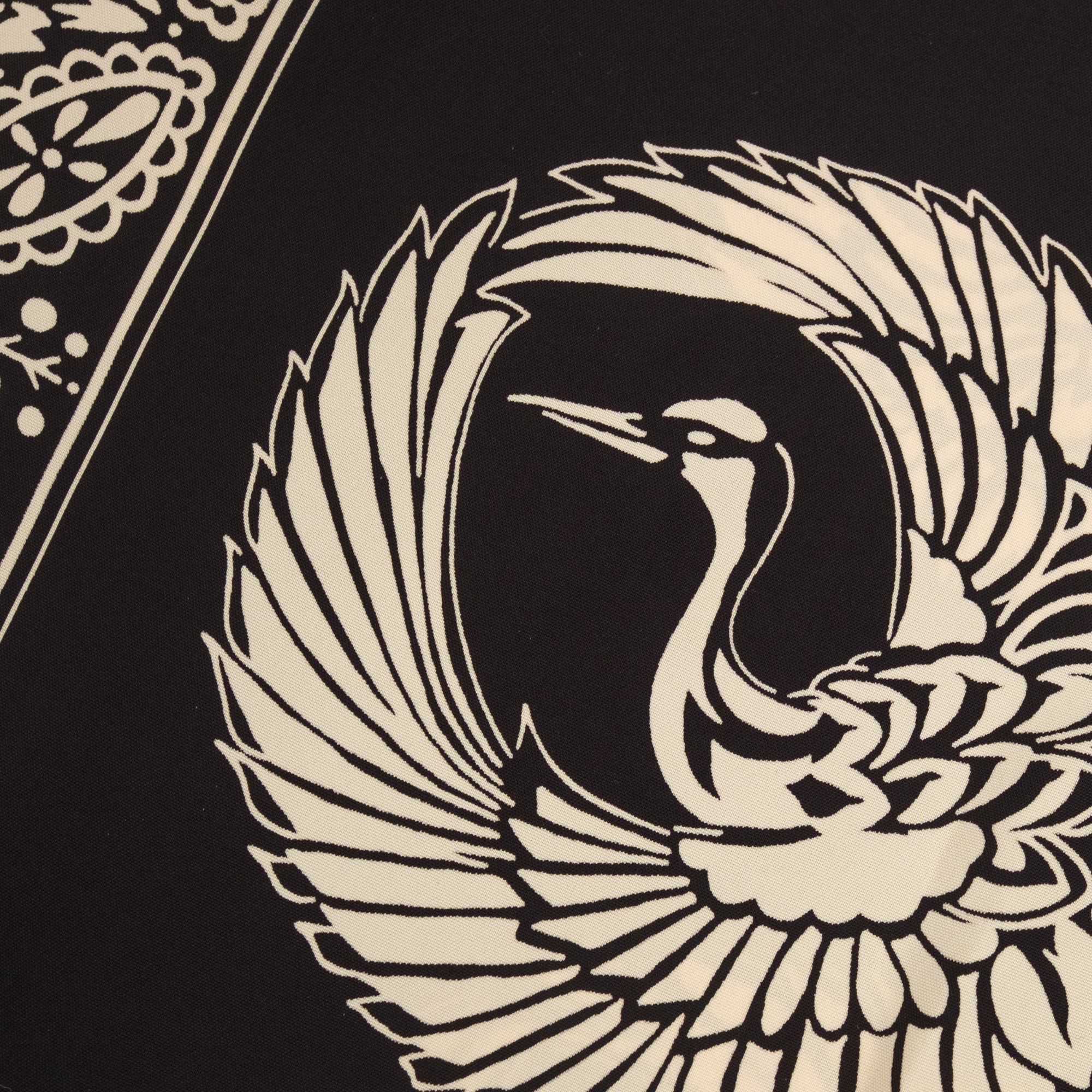 "Oriental Border" Hawaiihemd Schwarz