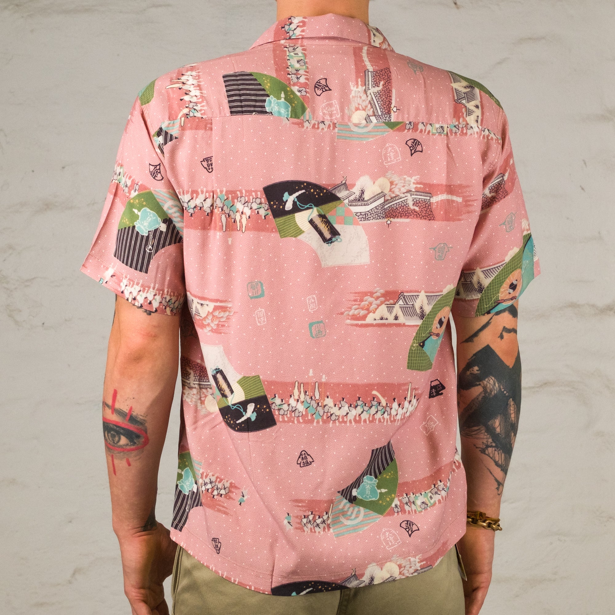 "Sankin Kotai" Special Edition Hawaiihemd Beige