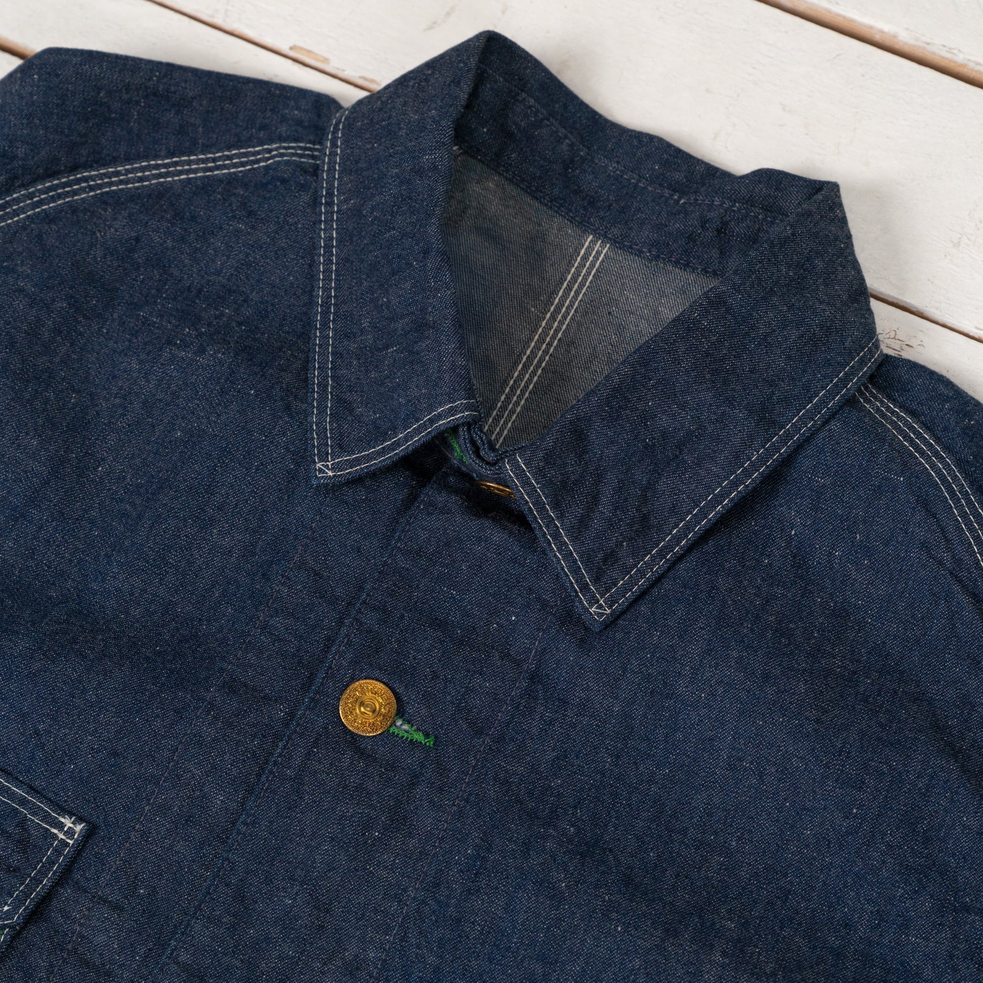 Cat Head Denim Chore Jacket