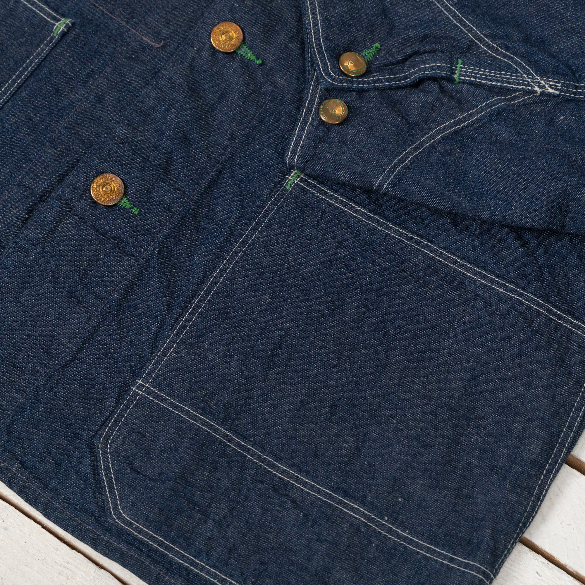 Cat Head Denim Chore Jacket