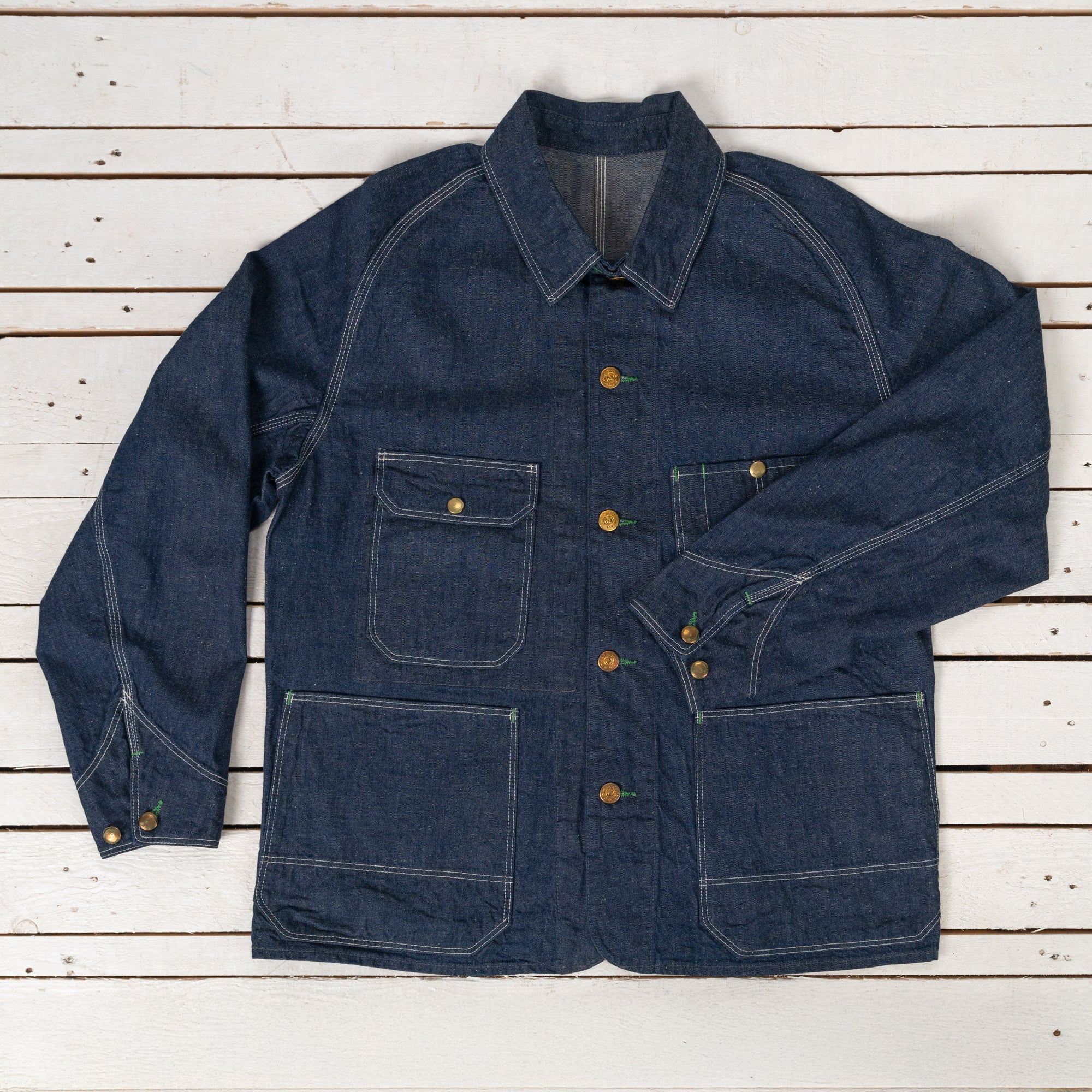 Cat Head Denim Chore Jacket