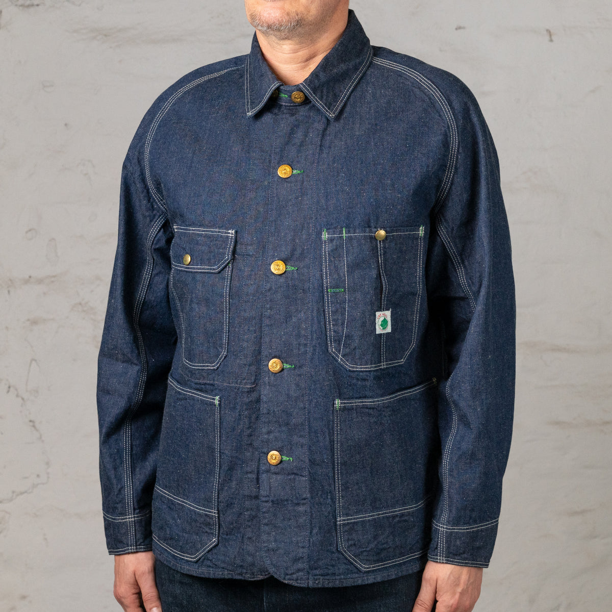 Cat Head Denim Chore Jacket