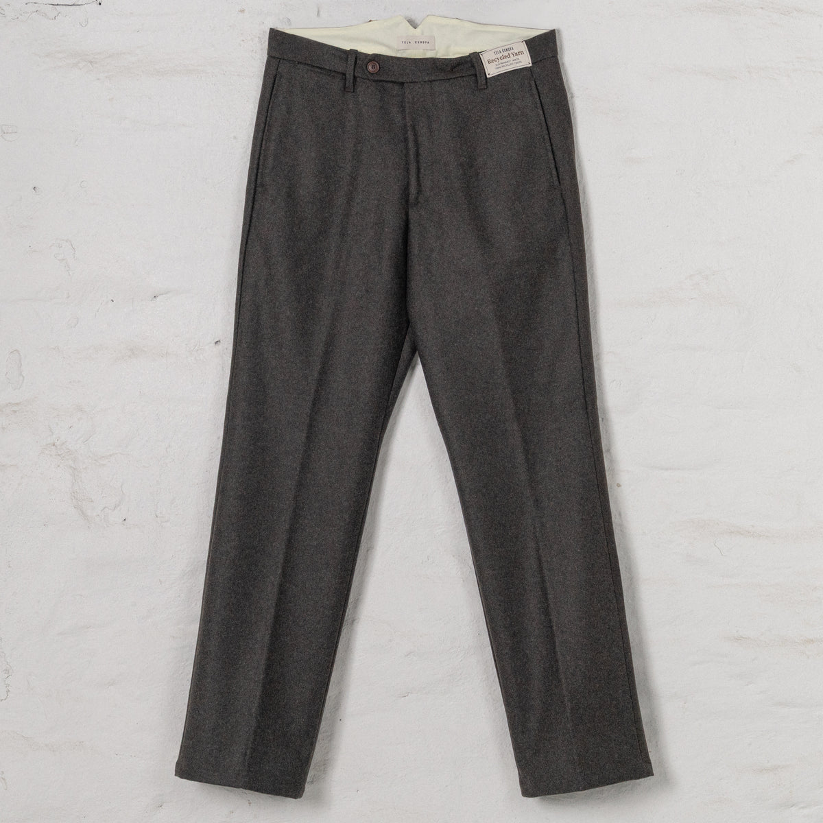 Pantalon chino en laine Poldo marron
