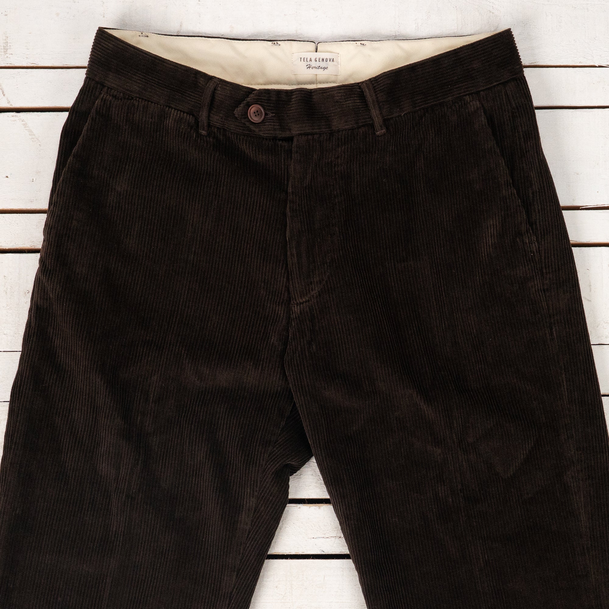 Rodrigo Regular Tapered Chino Corduroy Maroon