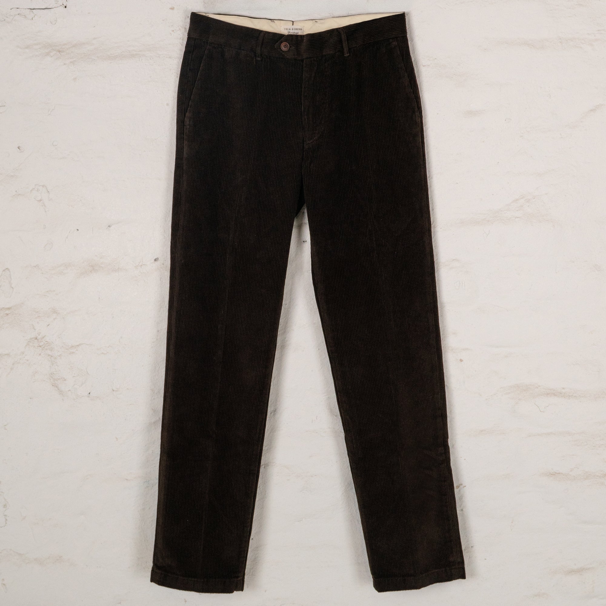 Rodrigo Regular Tapered Chino Corduroy Maroon