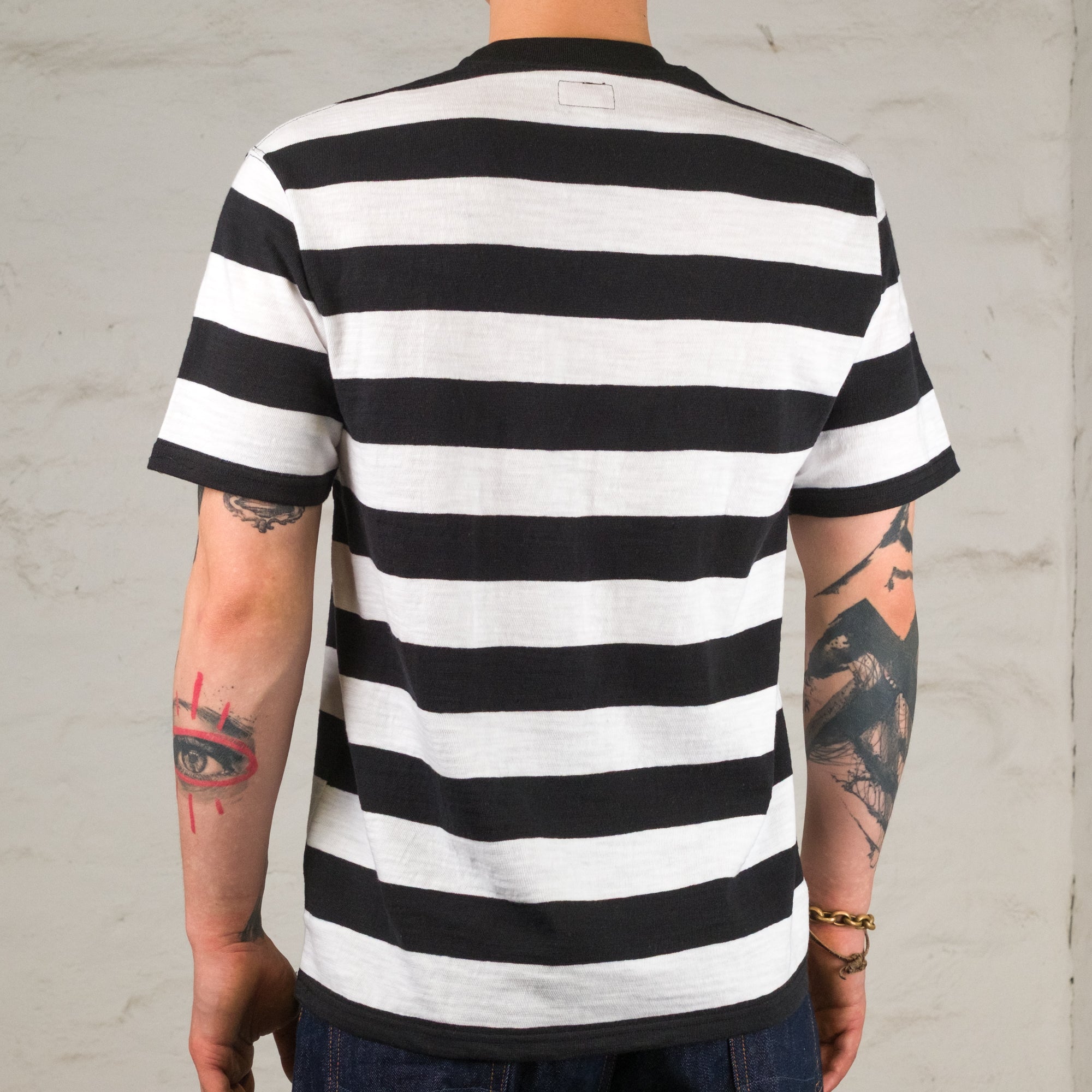 Buco Stripe T-Shirt Schwarz/Weiß