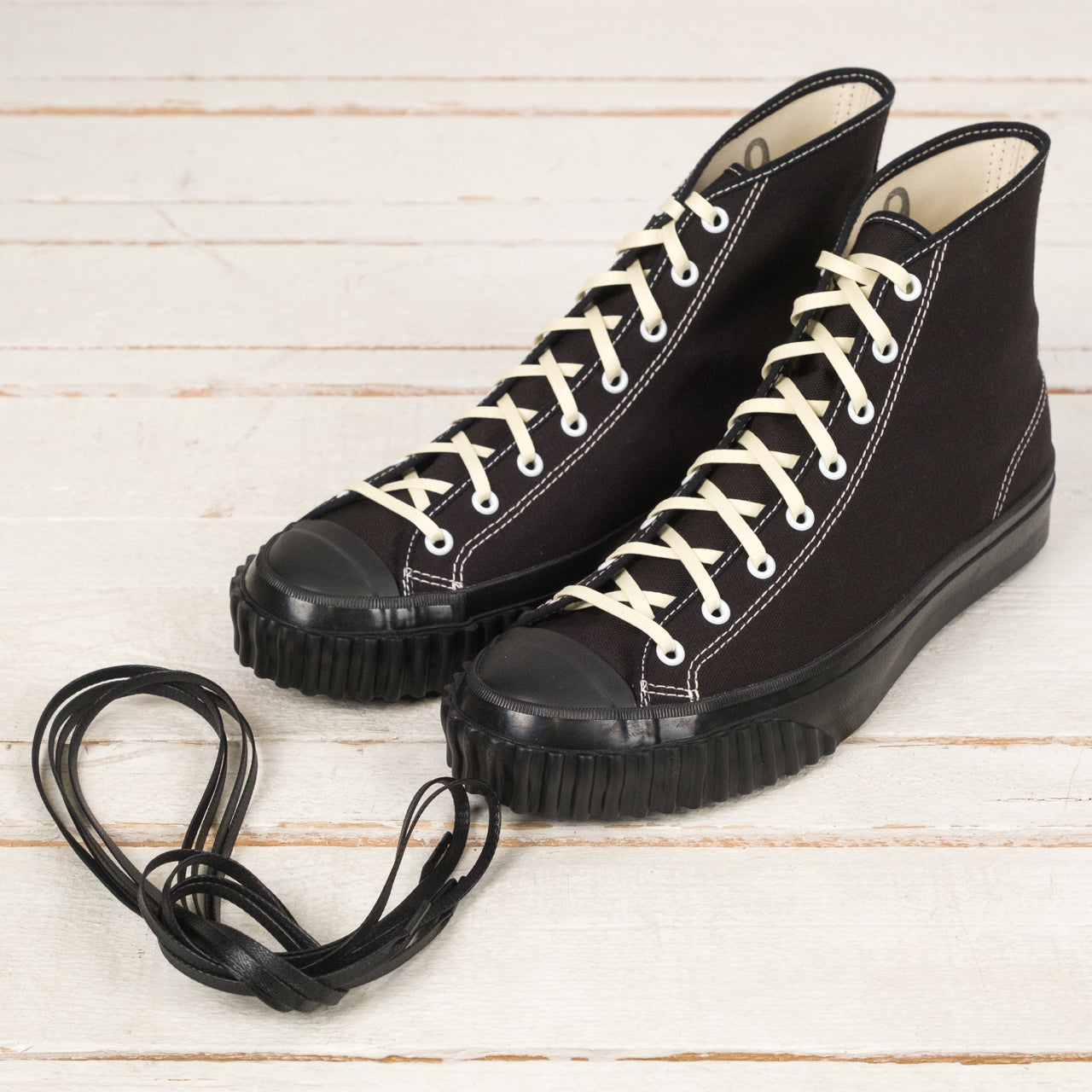 Military Canvas Training Shoes Black