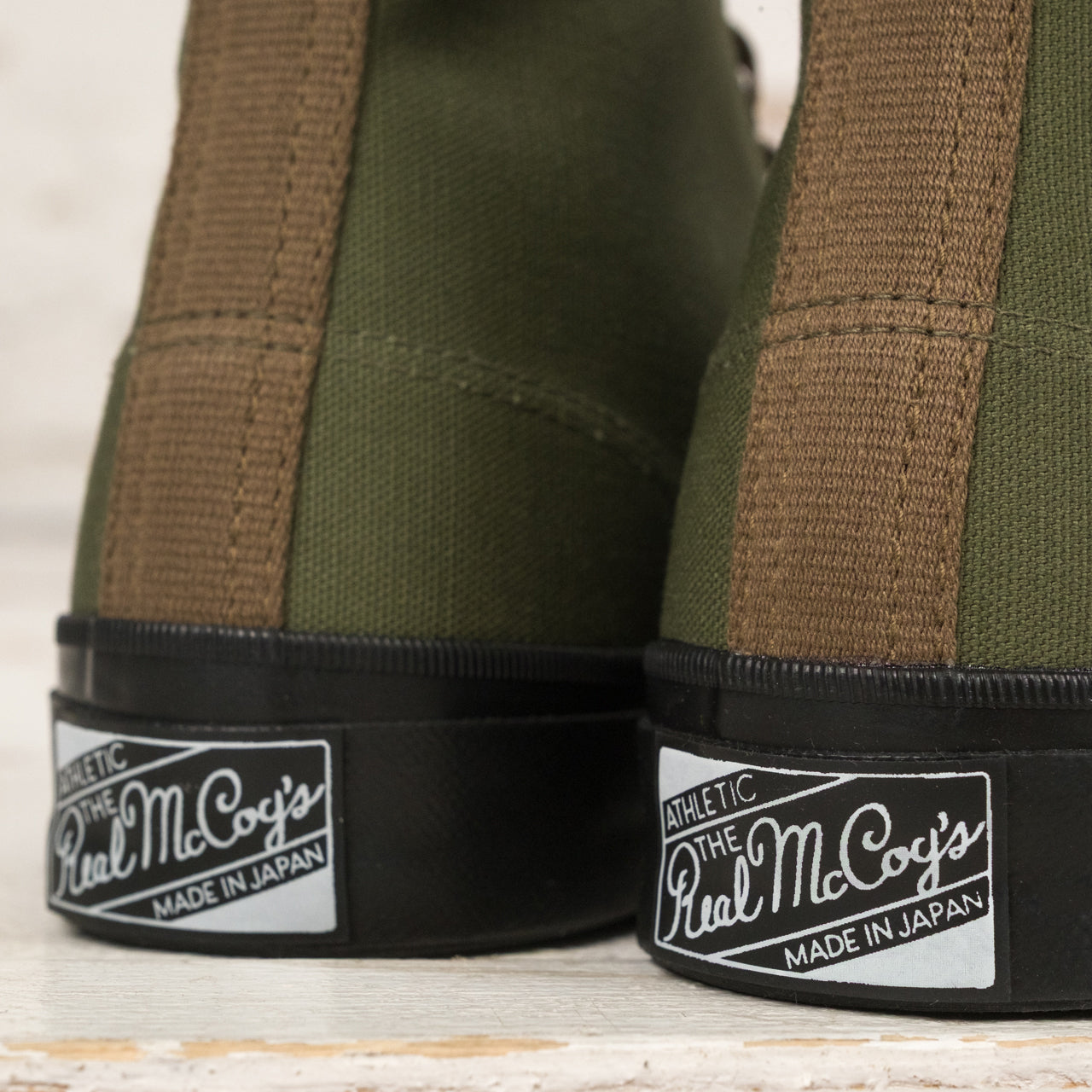 Military Canvas Training Shoes Oliv