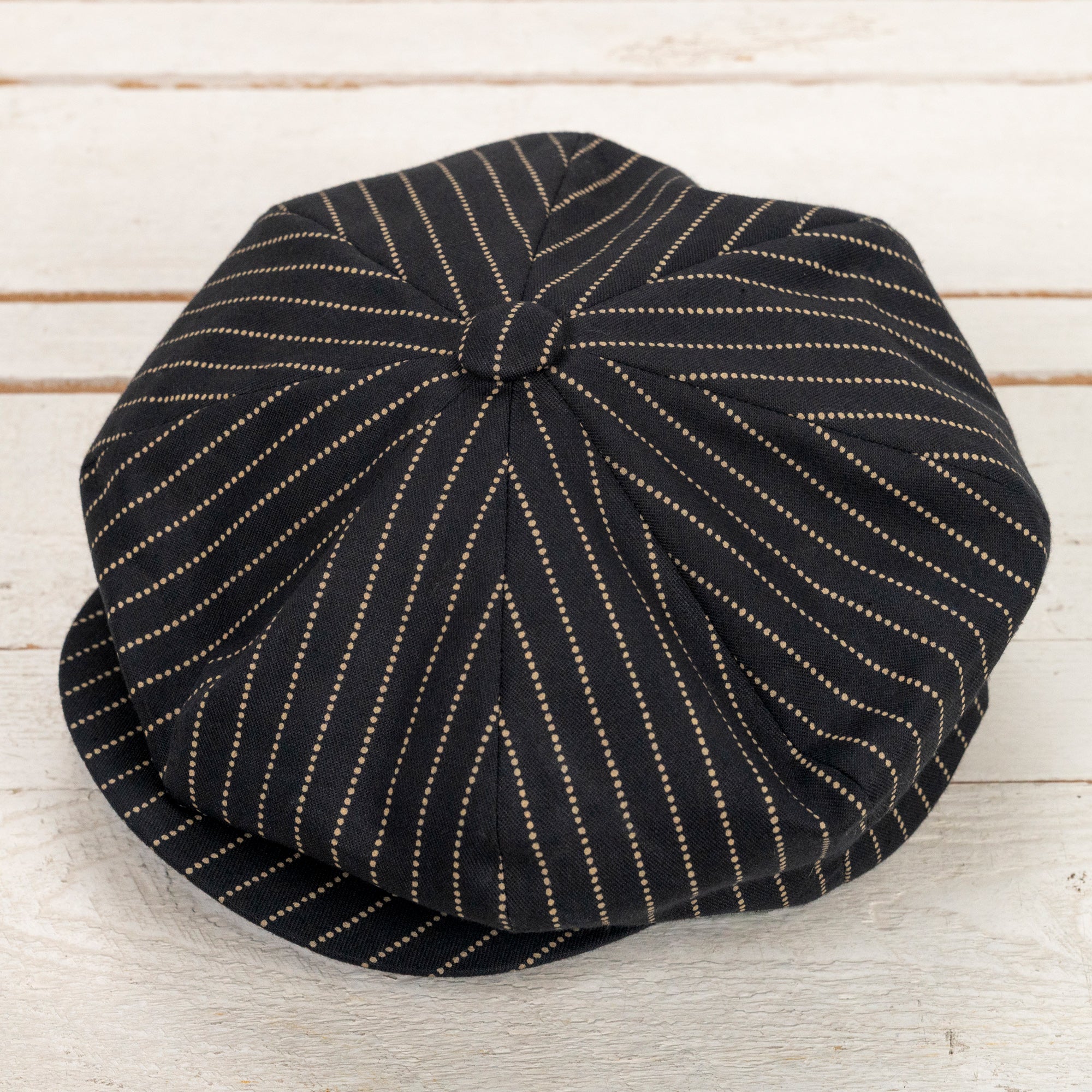 Black Wabash Newsboy Cap