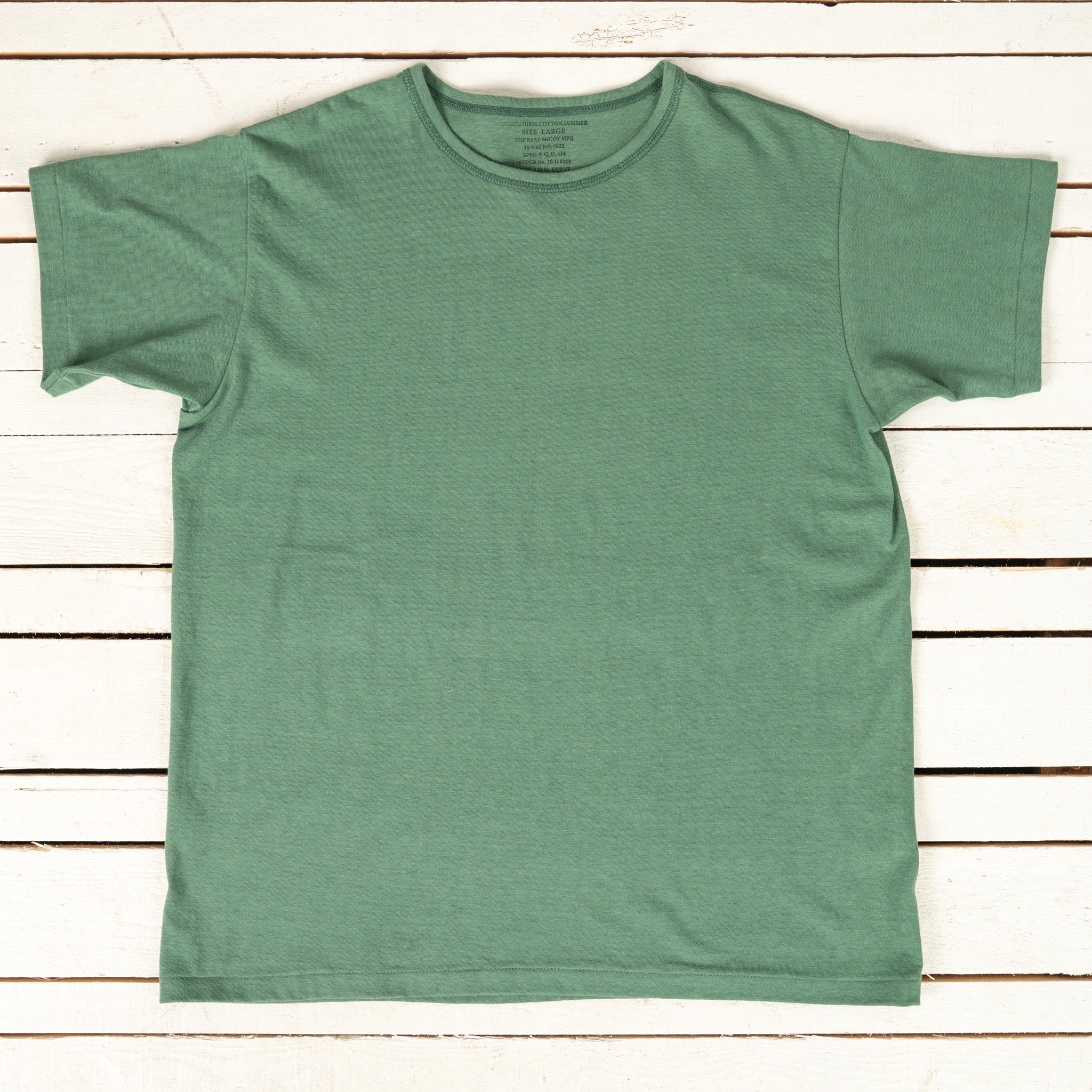 Maillot de corps en coton vert d'été