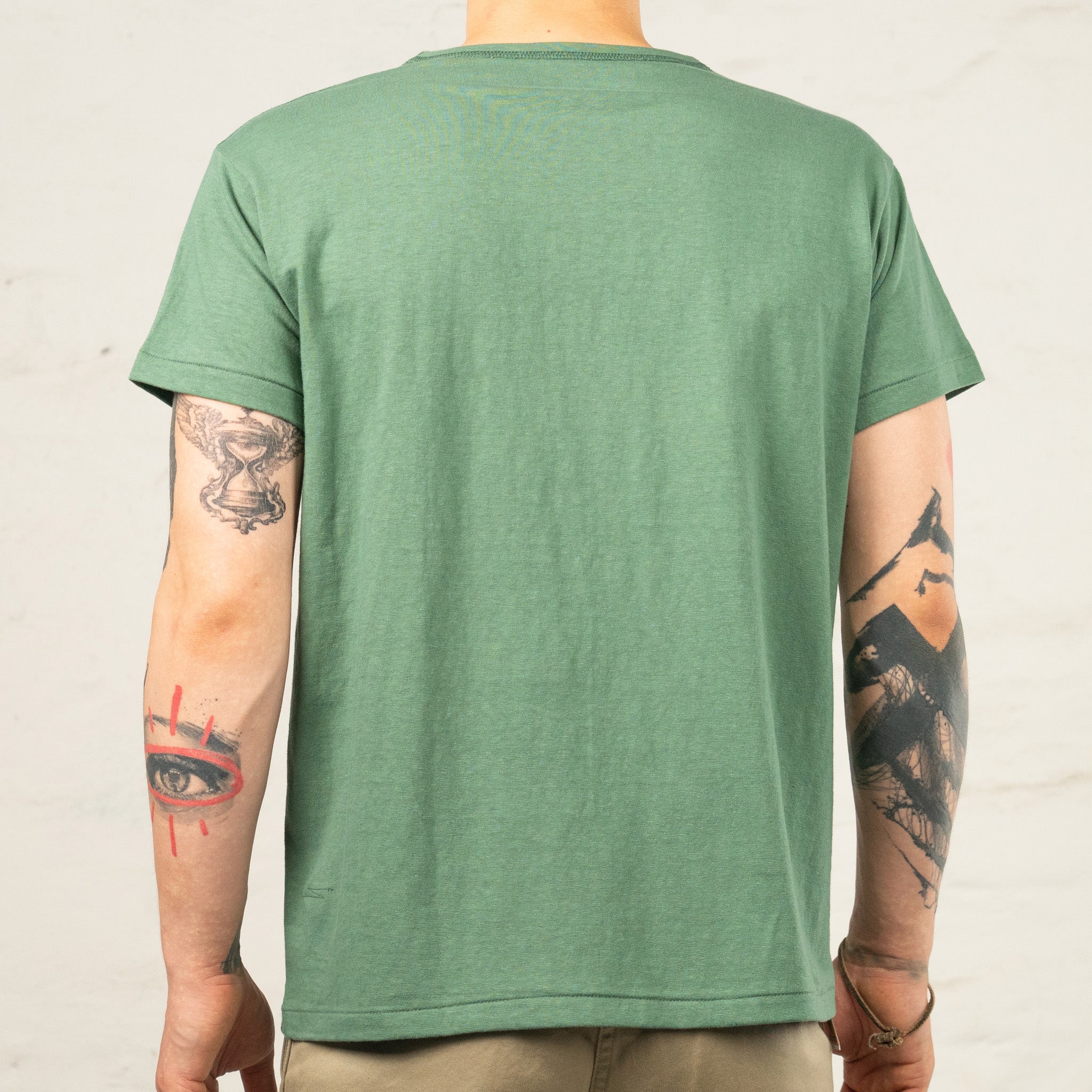 Maillot de corps en coton vert d'été