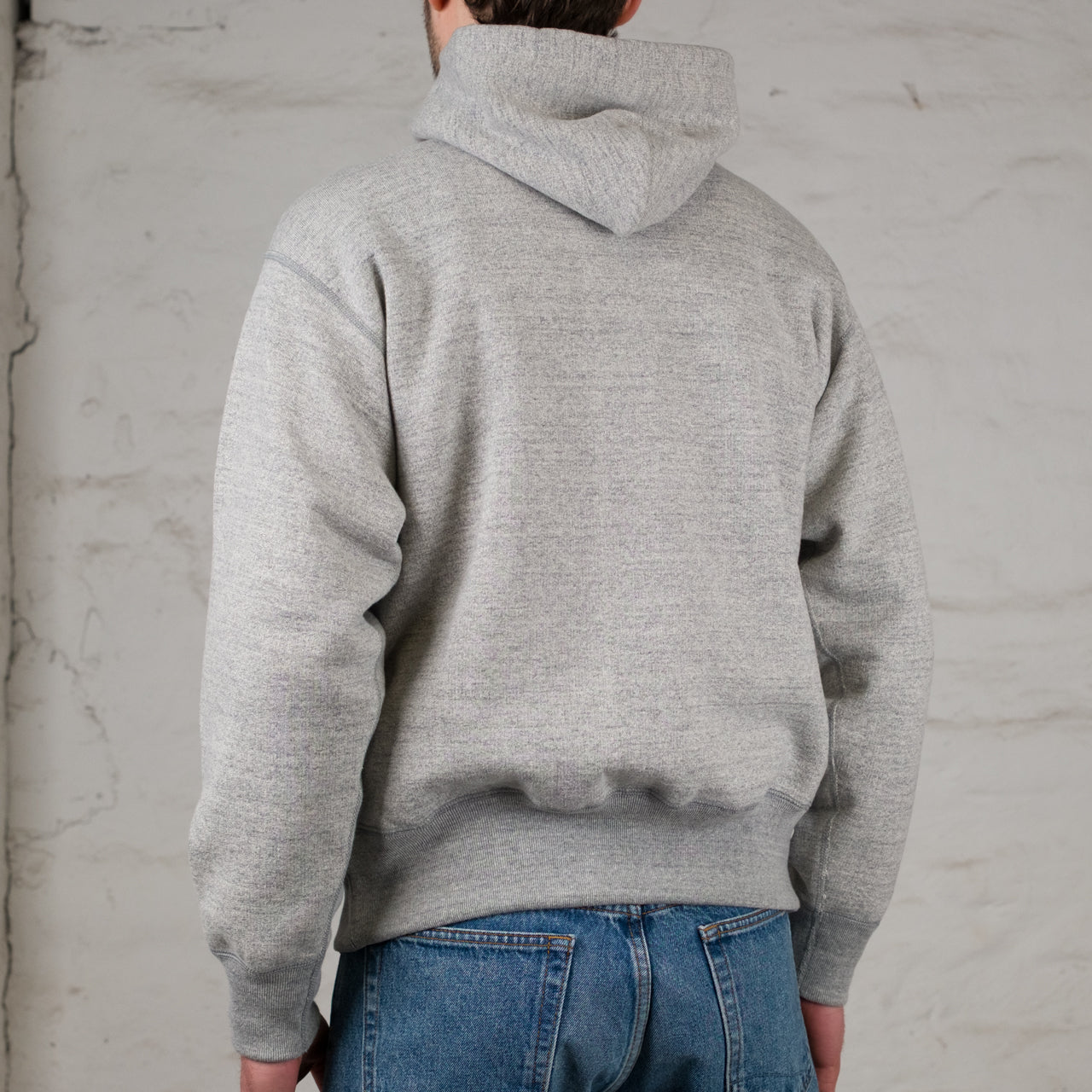 12 oz. Ball Park Zip Hoodie Medium Gray