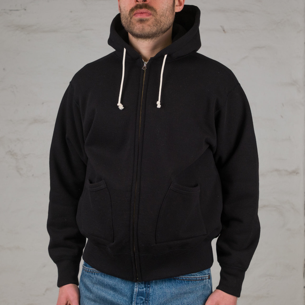 12 oz. Ball Park Zip Hoodie Black