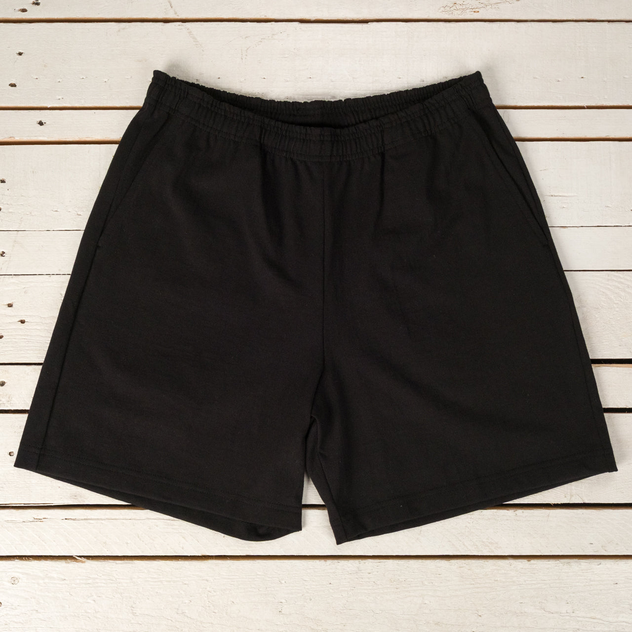 Jersey Gym Shorts Schwarz