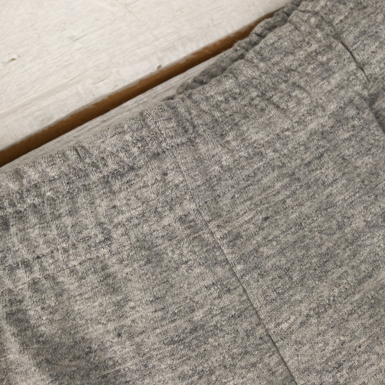 Jersey Gym Shorts Grau Meliert