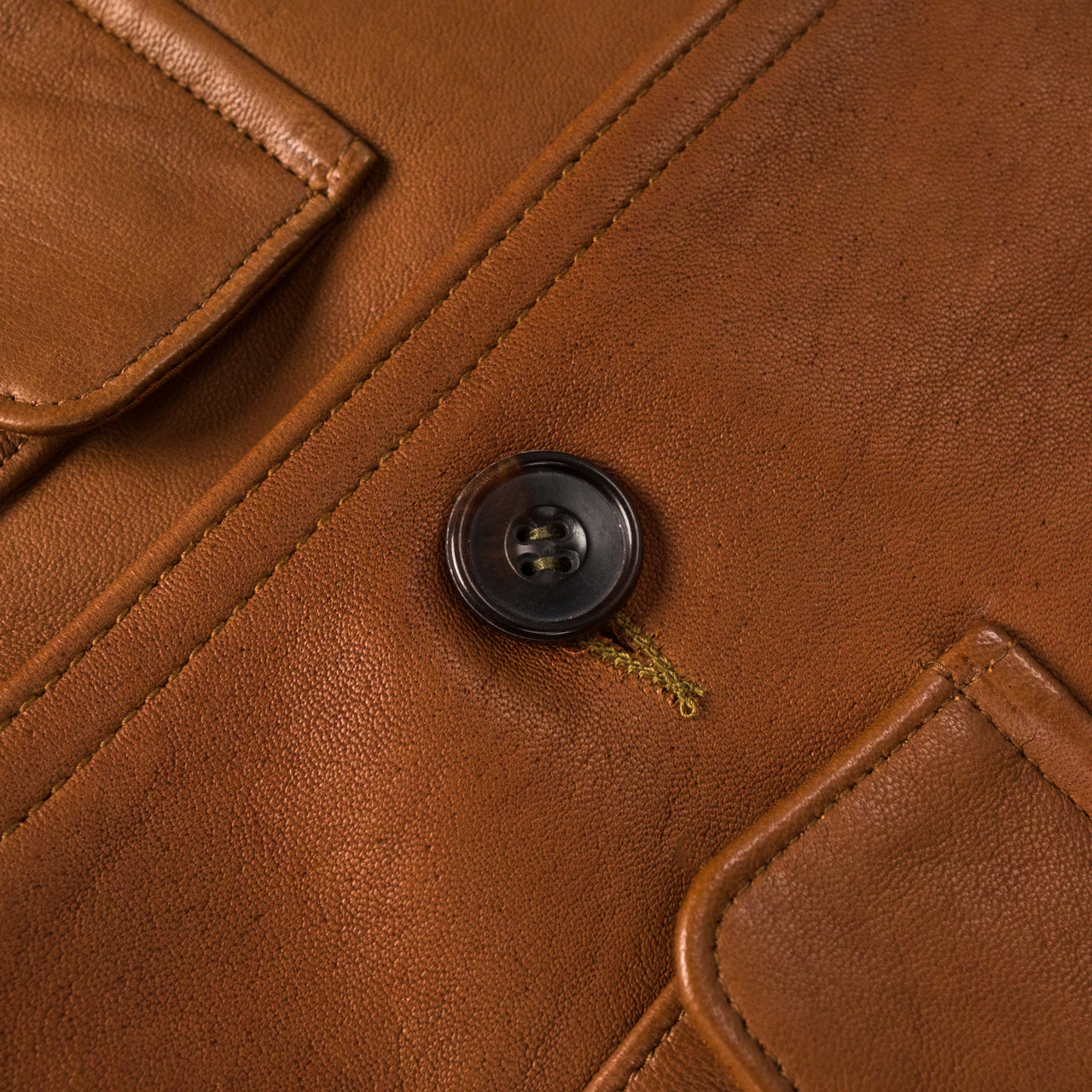 TYPE A-1 REAL McCOY MFG. CO. Sheepskin Russet Brown