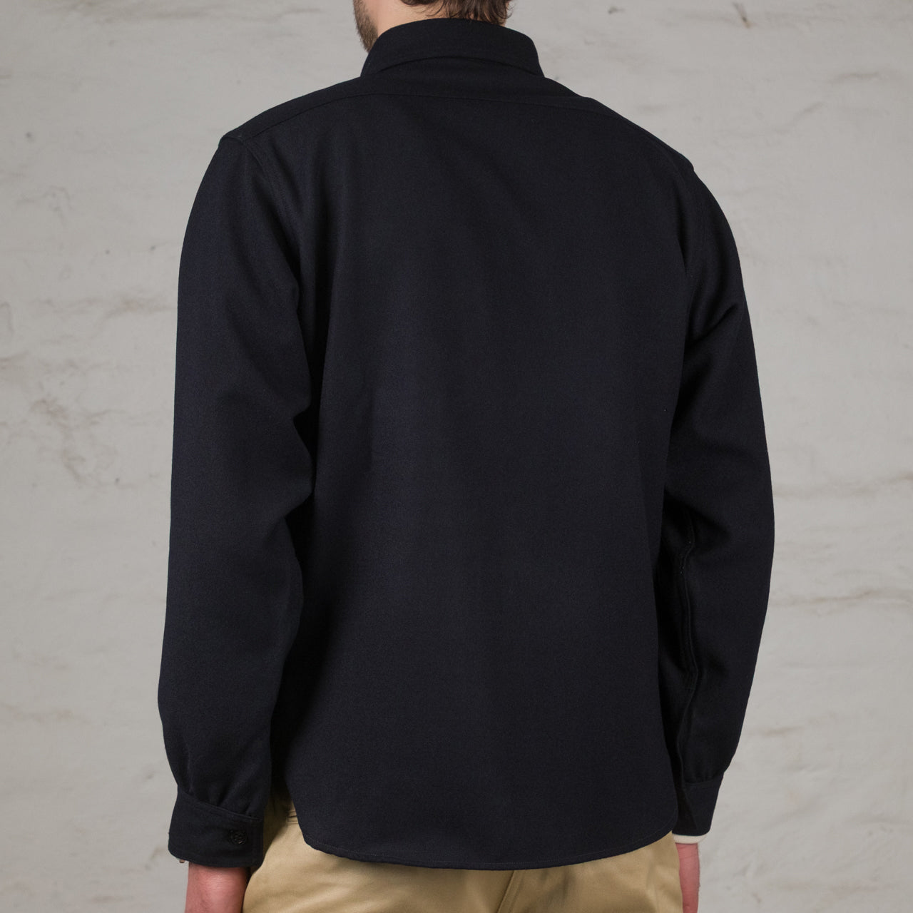 USN Wool Blue Flannel Shirt