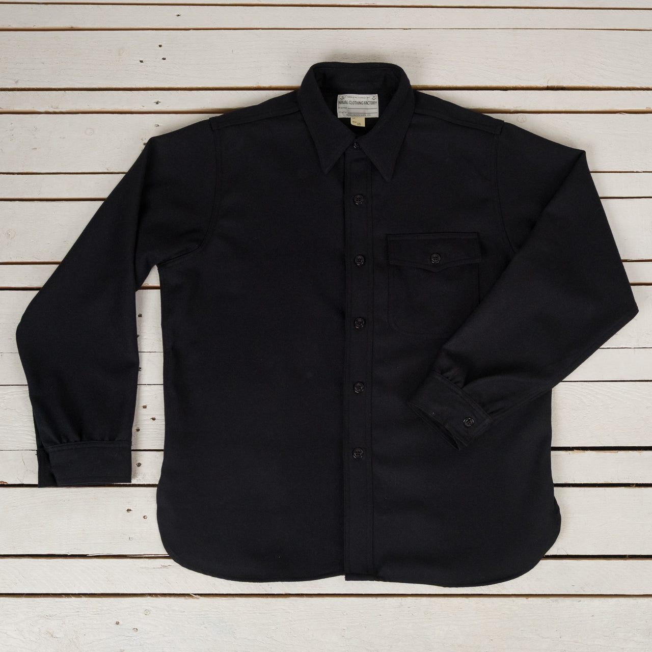 USN Wool Blue Flannel Shirt