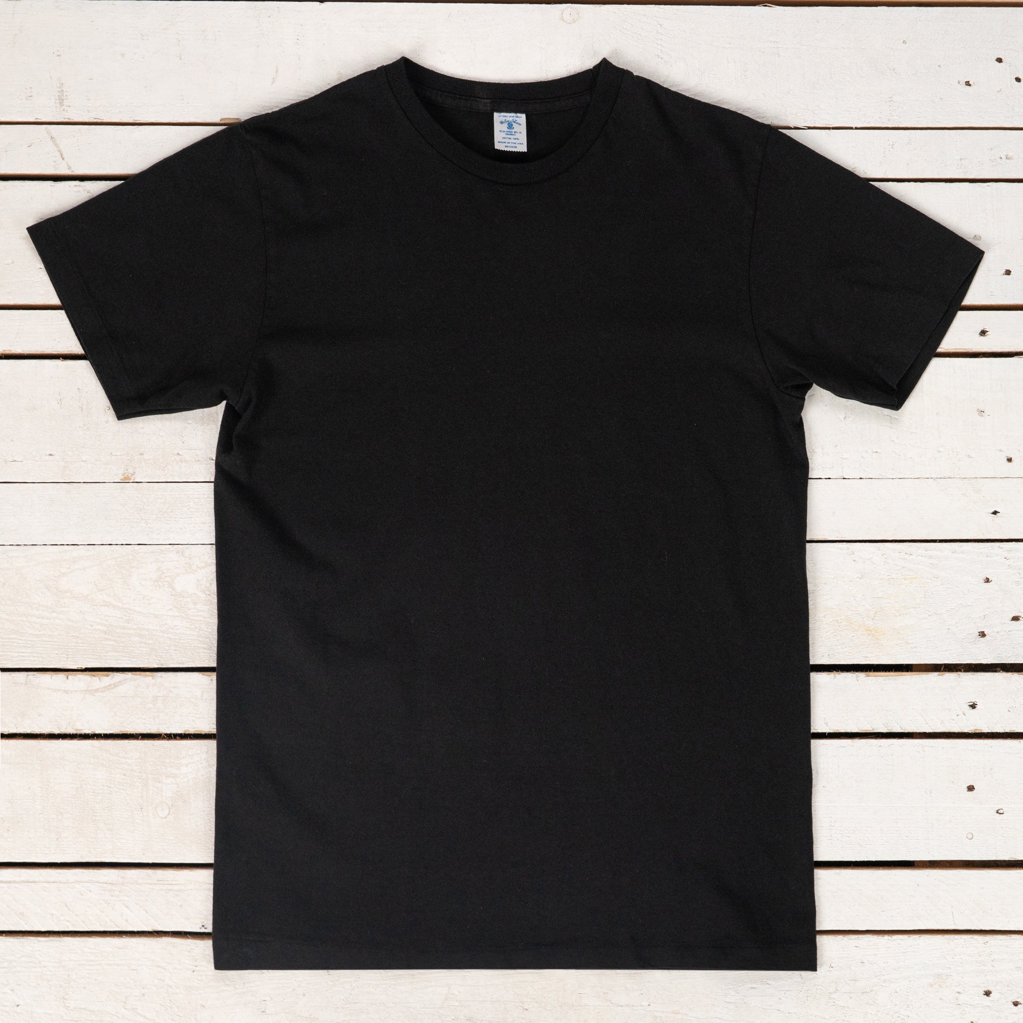 Lot de 2 T-shirts col rond noir