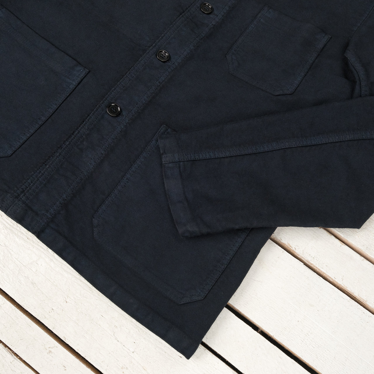 French Moleskin Jacket Navy