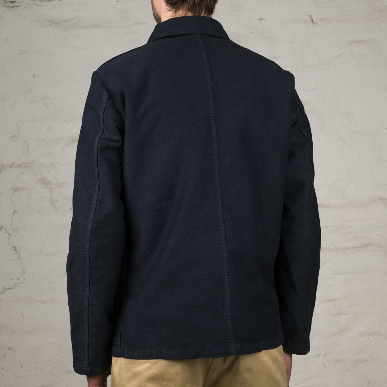 French Moleskin Jacket Navy