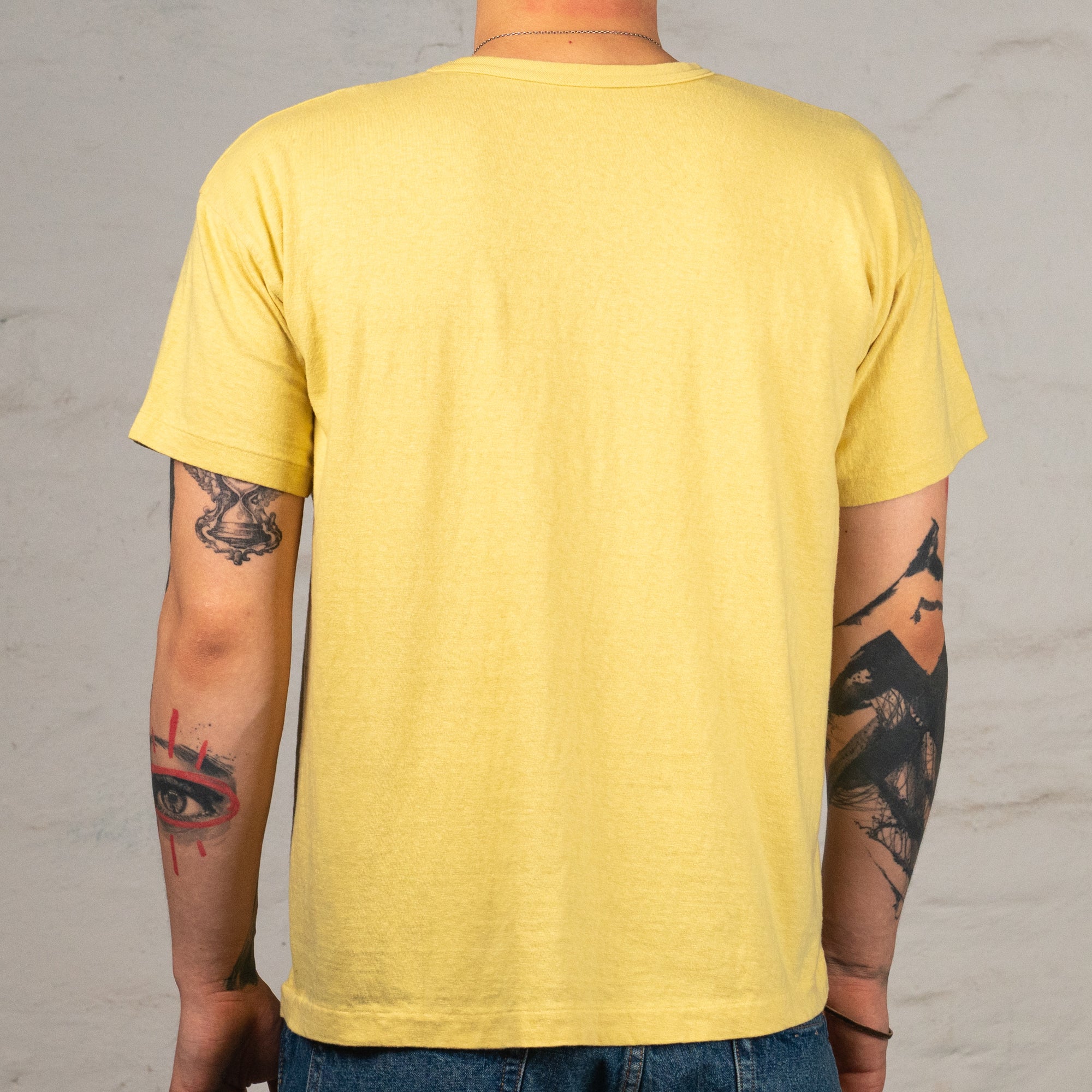Second Hand Series Hawaiian Surfer T-Shirt Yellow