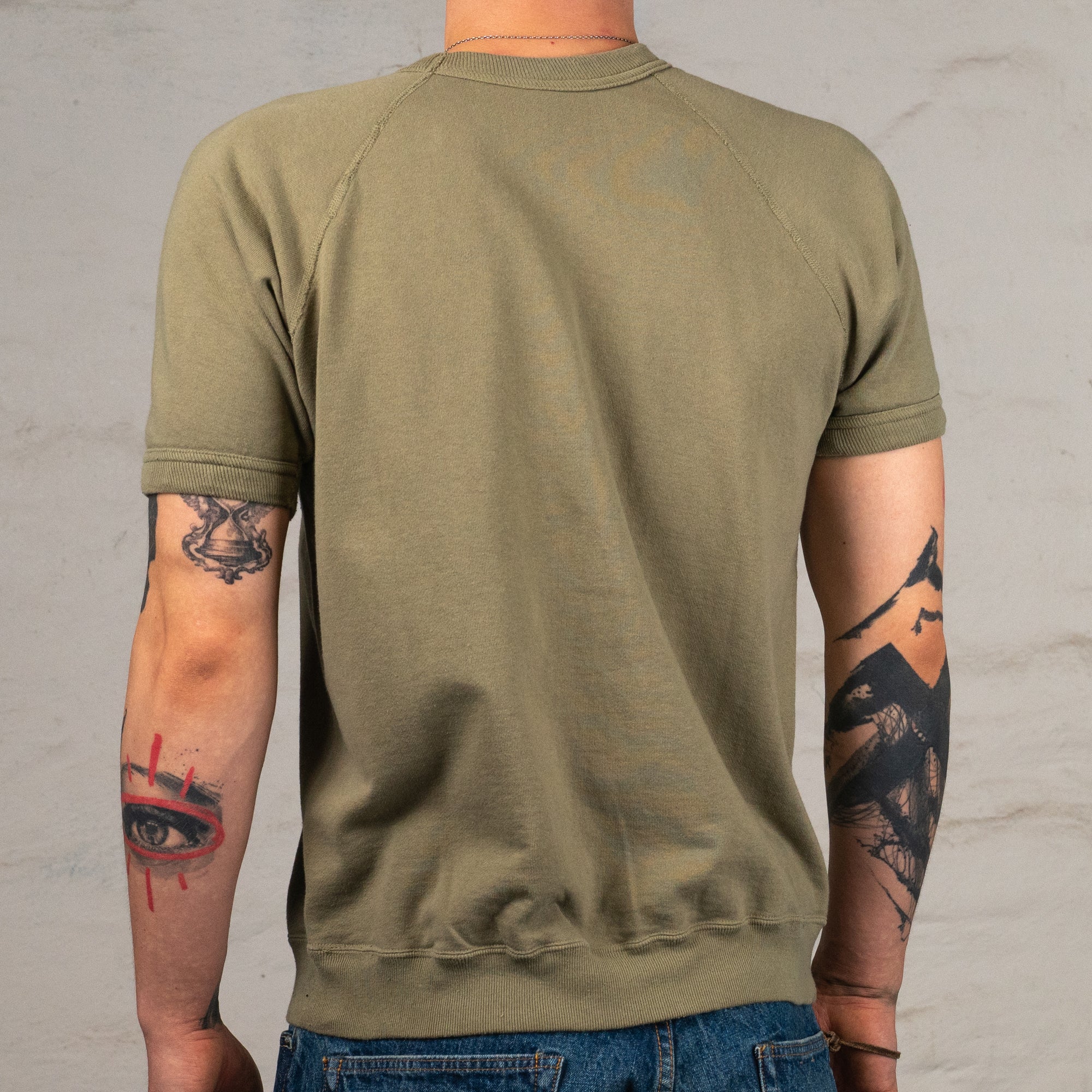 Short Sleeve Sweatshirt Hawaii Grün