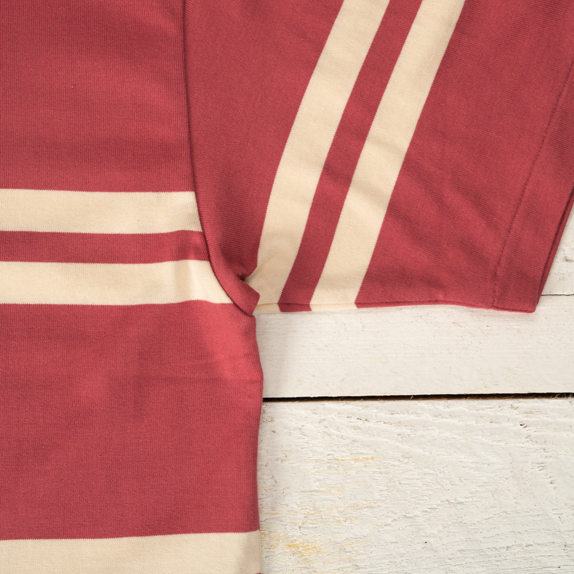Short Sleeve Striped T-Shirt Salmon