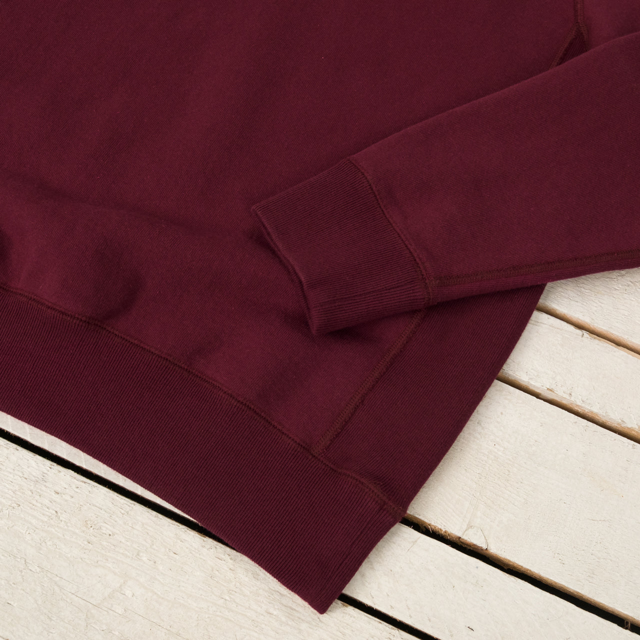 Pullover Crewneck Super Looper French Terry Burgundy