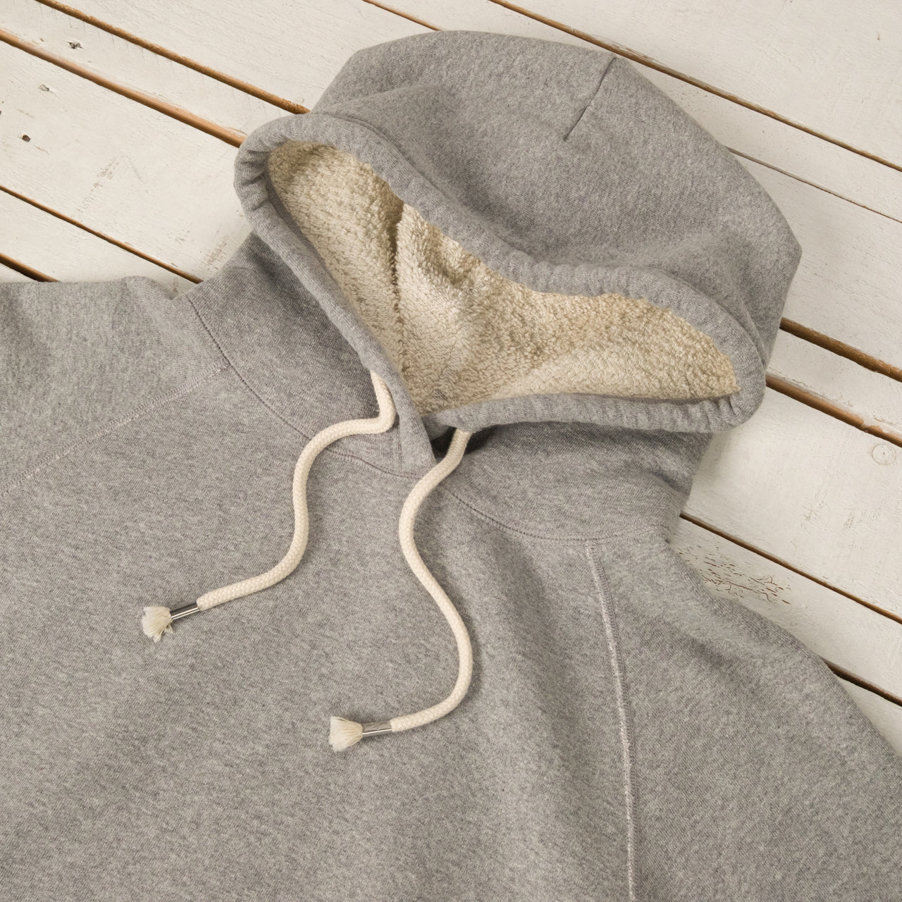 Pullover Hoodie Super Looper French Terry Heather Grey