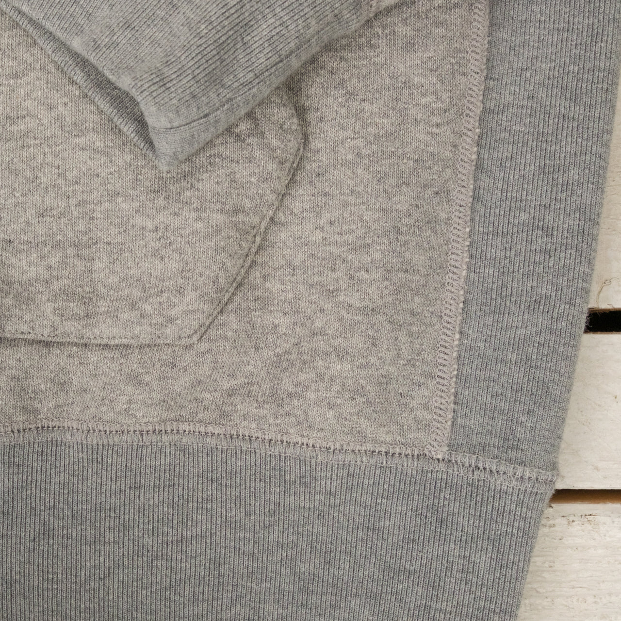 Pullover Hoodie Super Looper French Terry Heather Grey