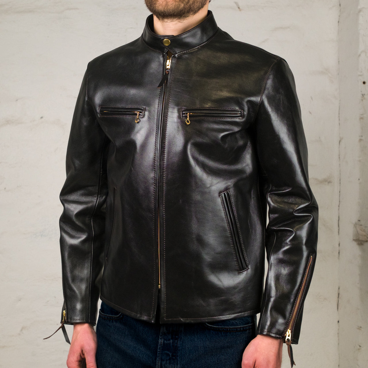 Vintage Horse Light Single Breasted Jacken Black