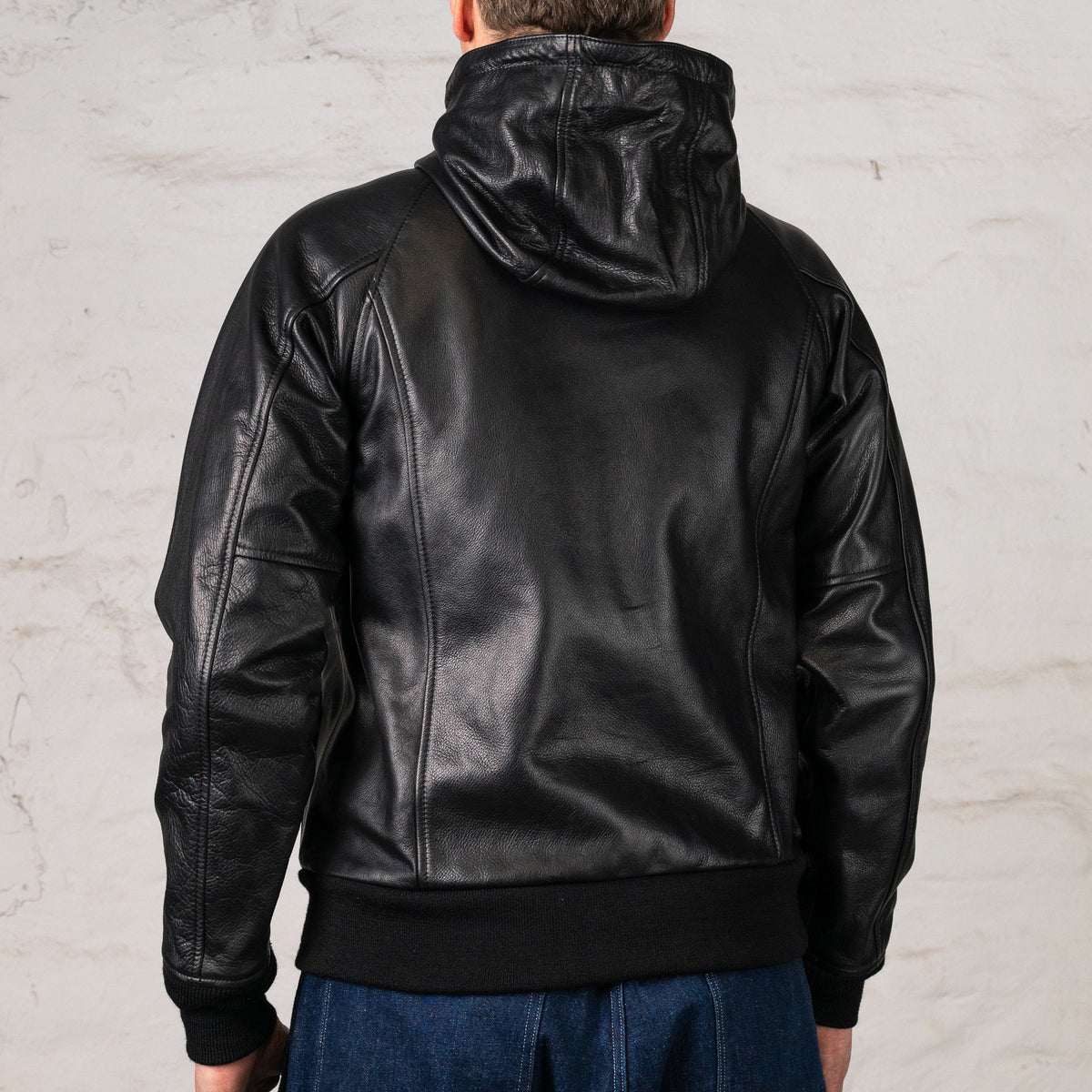 Steer Oil Hooded Parka Black