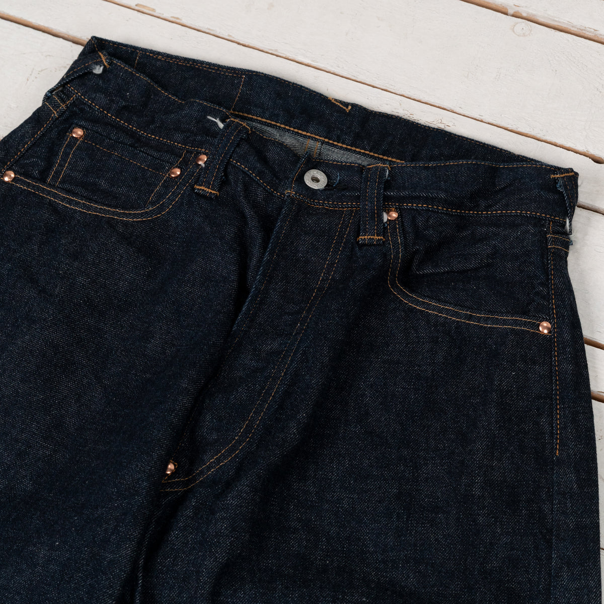 Lot.1991 No.2 Special Classic Straight Jeans Painting "Friend" Indigo