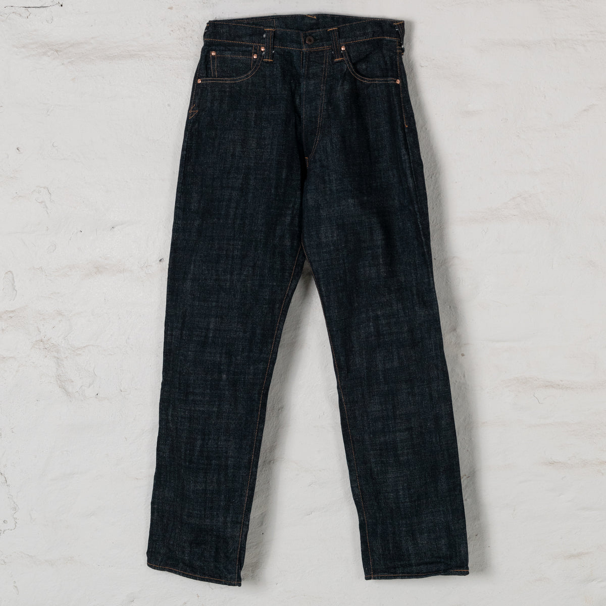 Lot.1991 No.0 Beast Classic Straight Jeans 15 oz. Heavy Slub Indigo