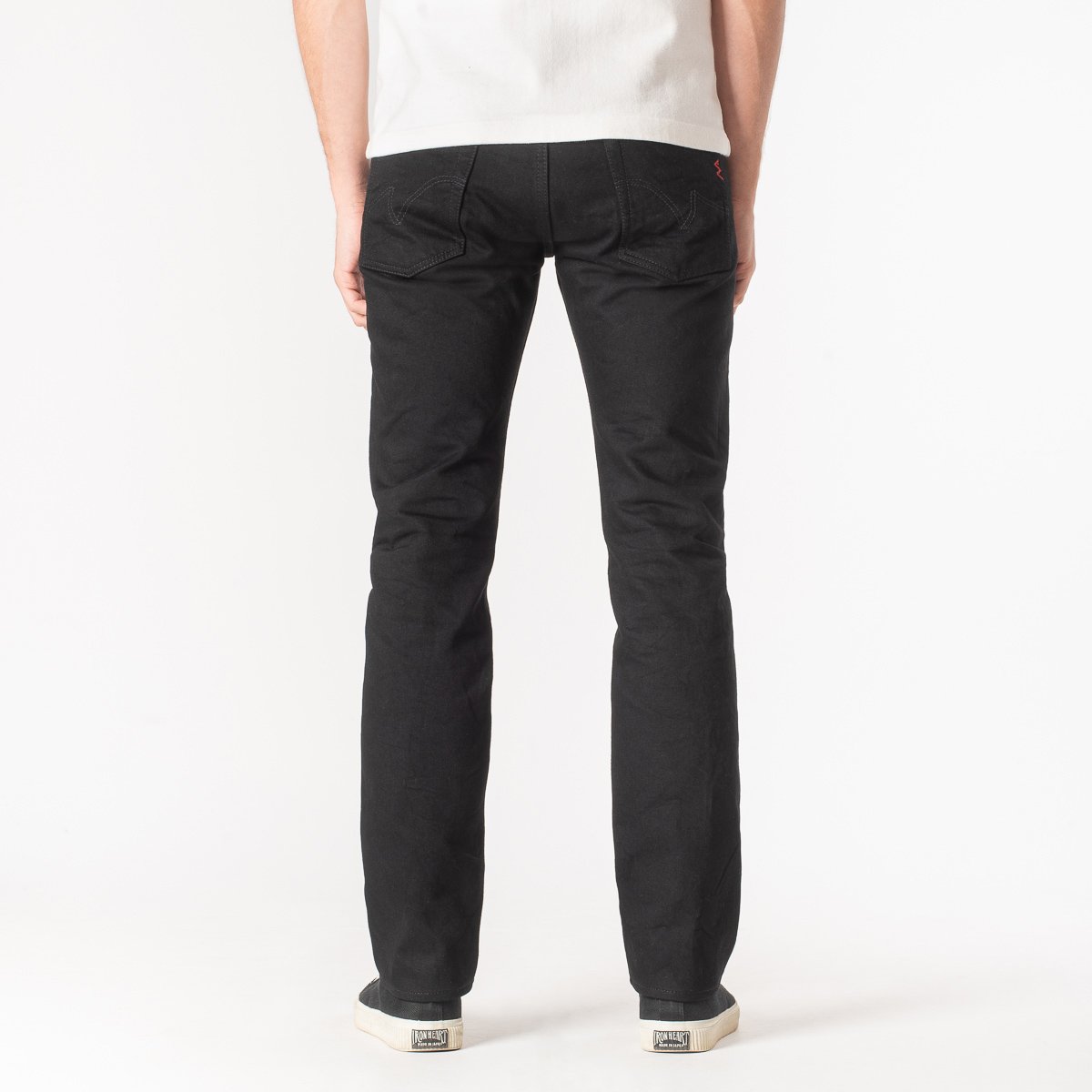 IH-777S-142bb 14oz Slim Tapered Black/Black
