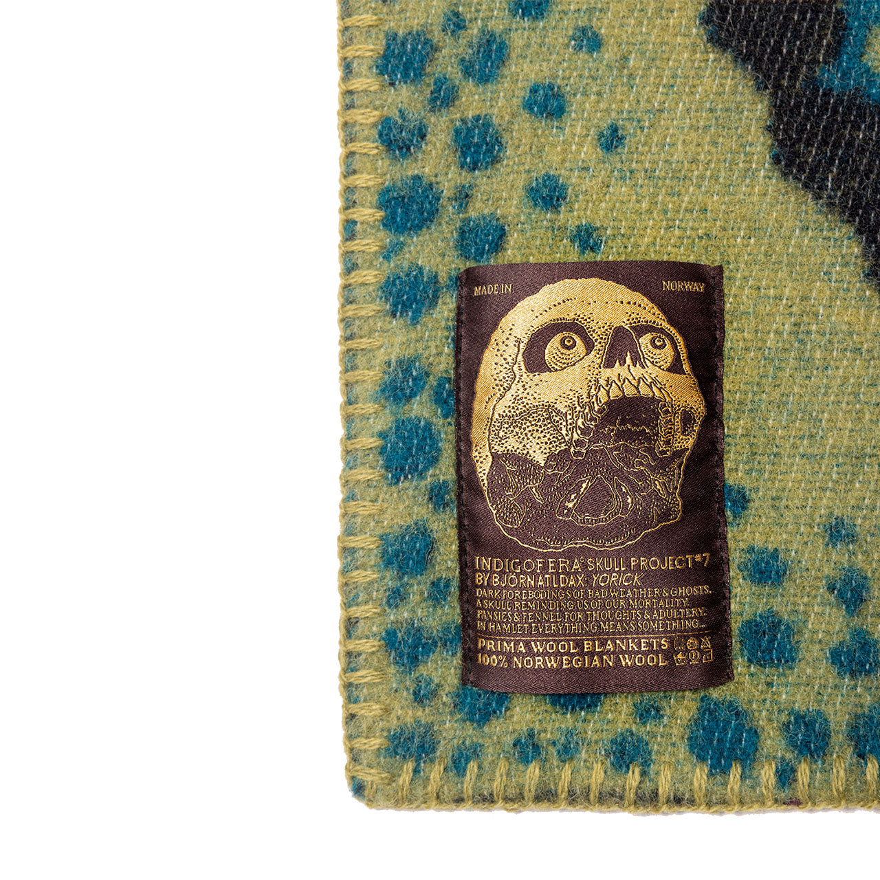 Indigofera x Björn Atldax Skull Blanket No. 7 "Yorick"