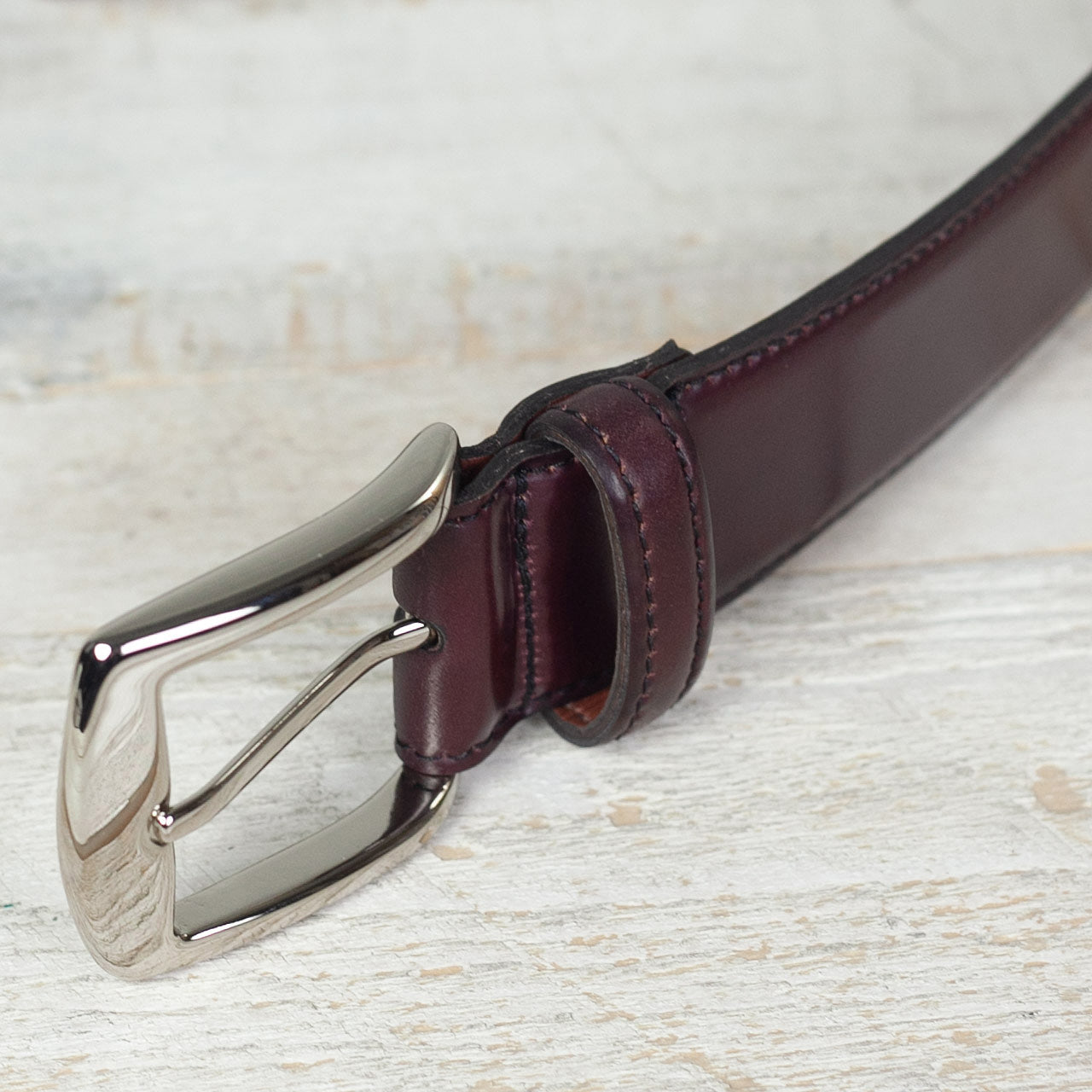 1/2" Cordovan Belt Bordeaux