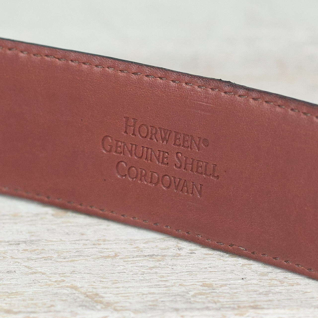 1/2" Cordovan Belt Bordeaux