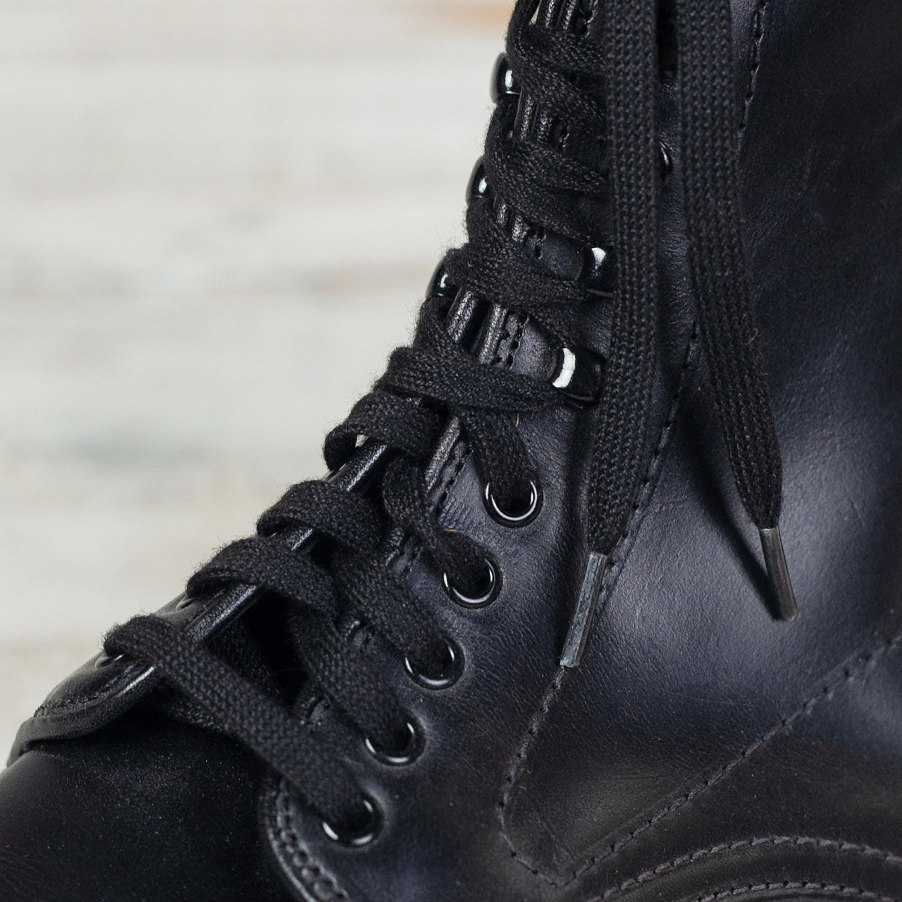 54" Flat Cotton Laces für Indy Boot 401 Schwarz
