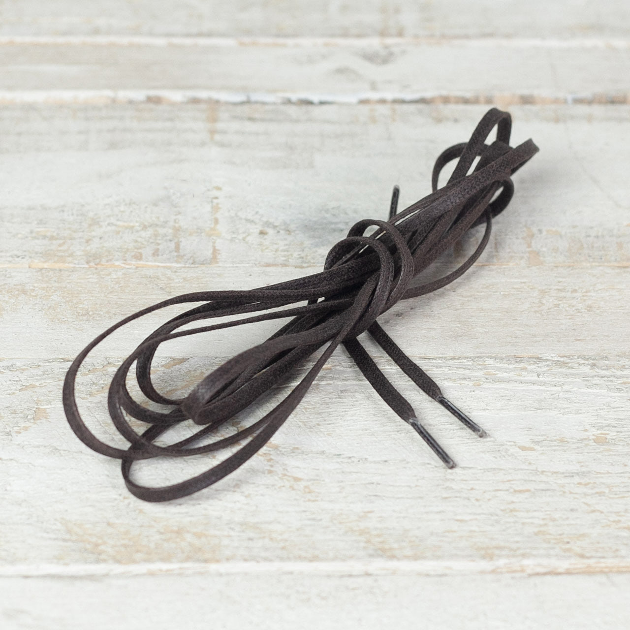 54" Flat Waxed Laces für Indy Boot Braun