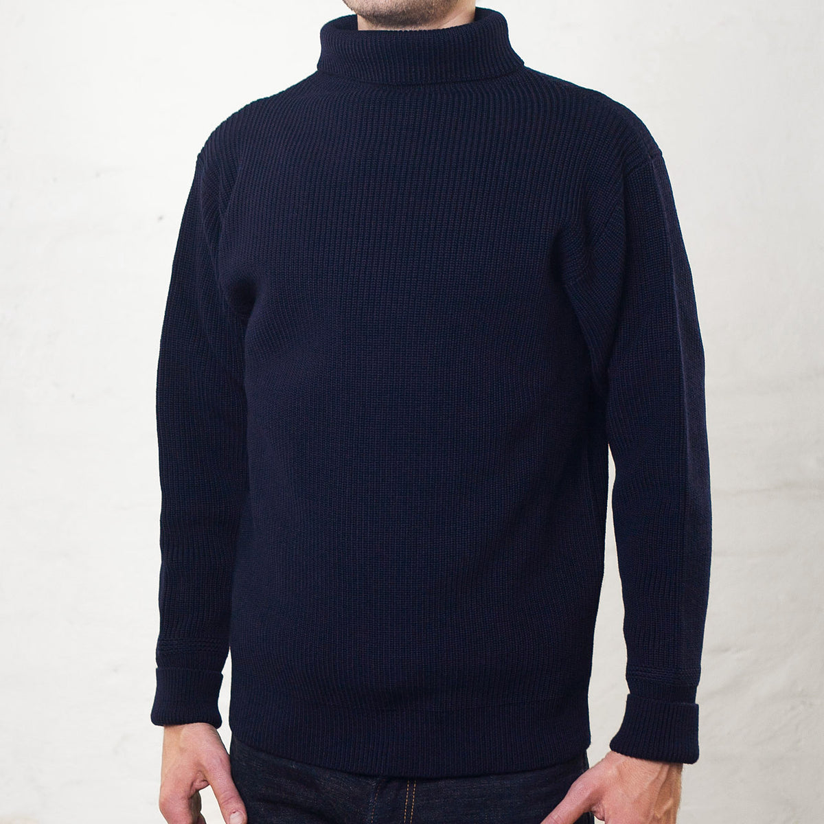 Andersen-Andersen Sailor Turtleneck Navy