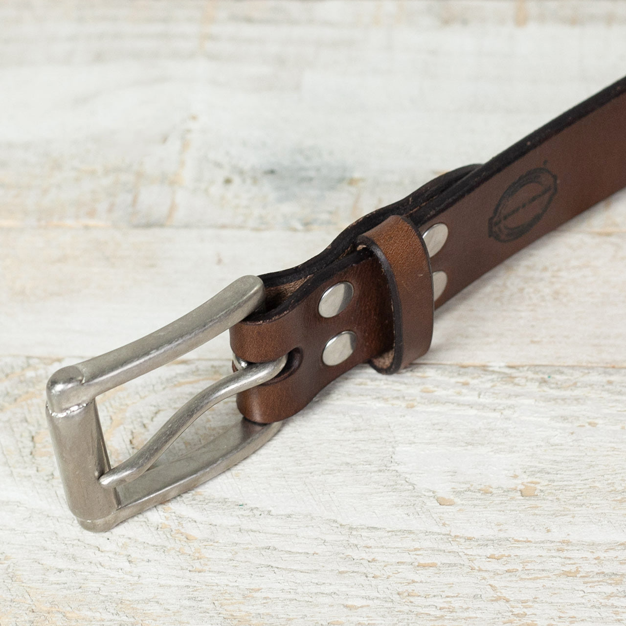 Gürtel Garrison Oak/Nickel